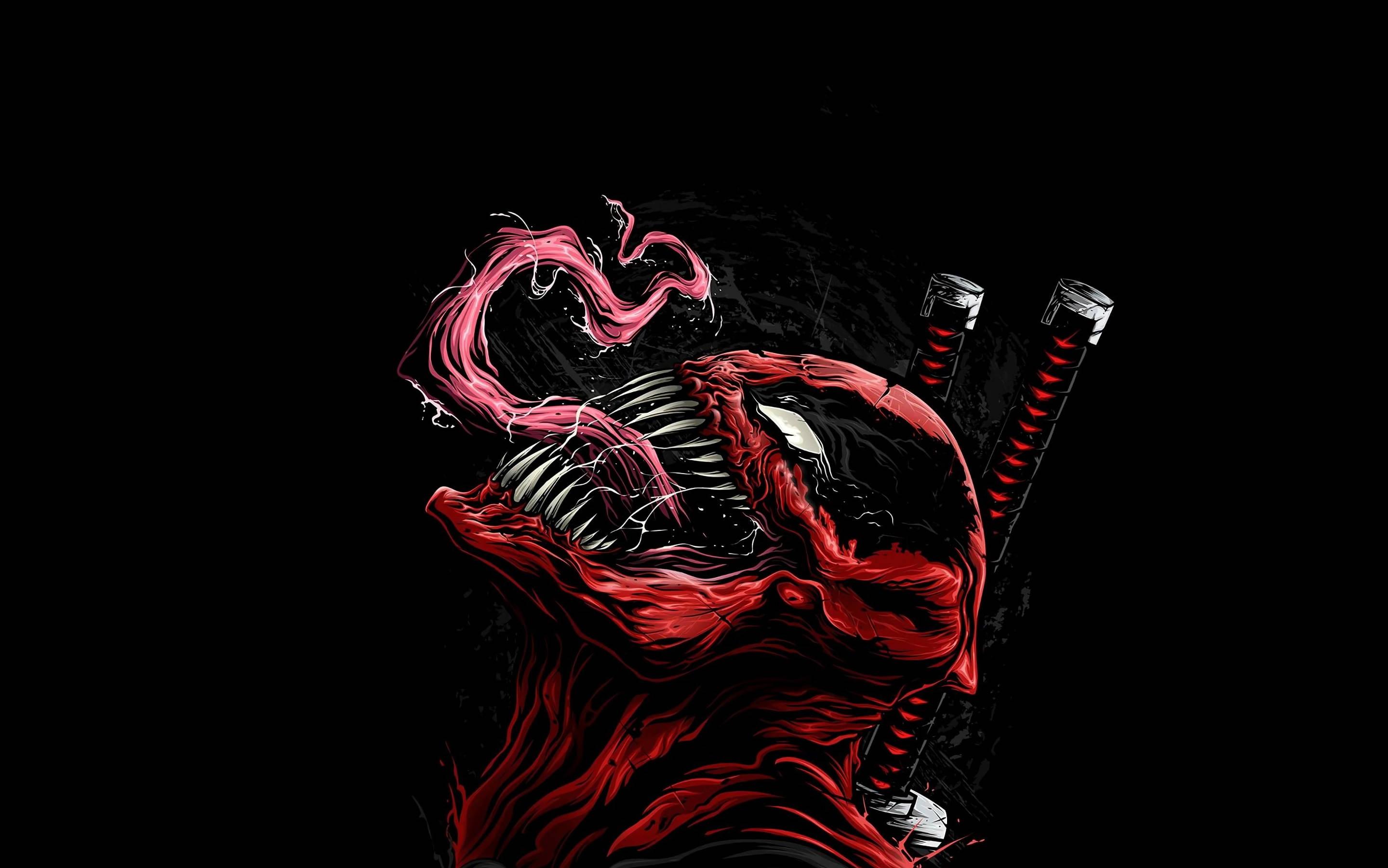 Deadpool As Venompool — 2880x1800 wallpaper