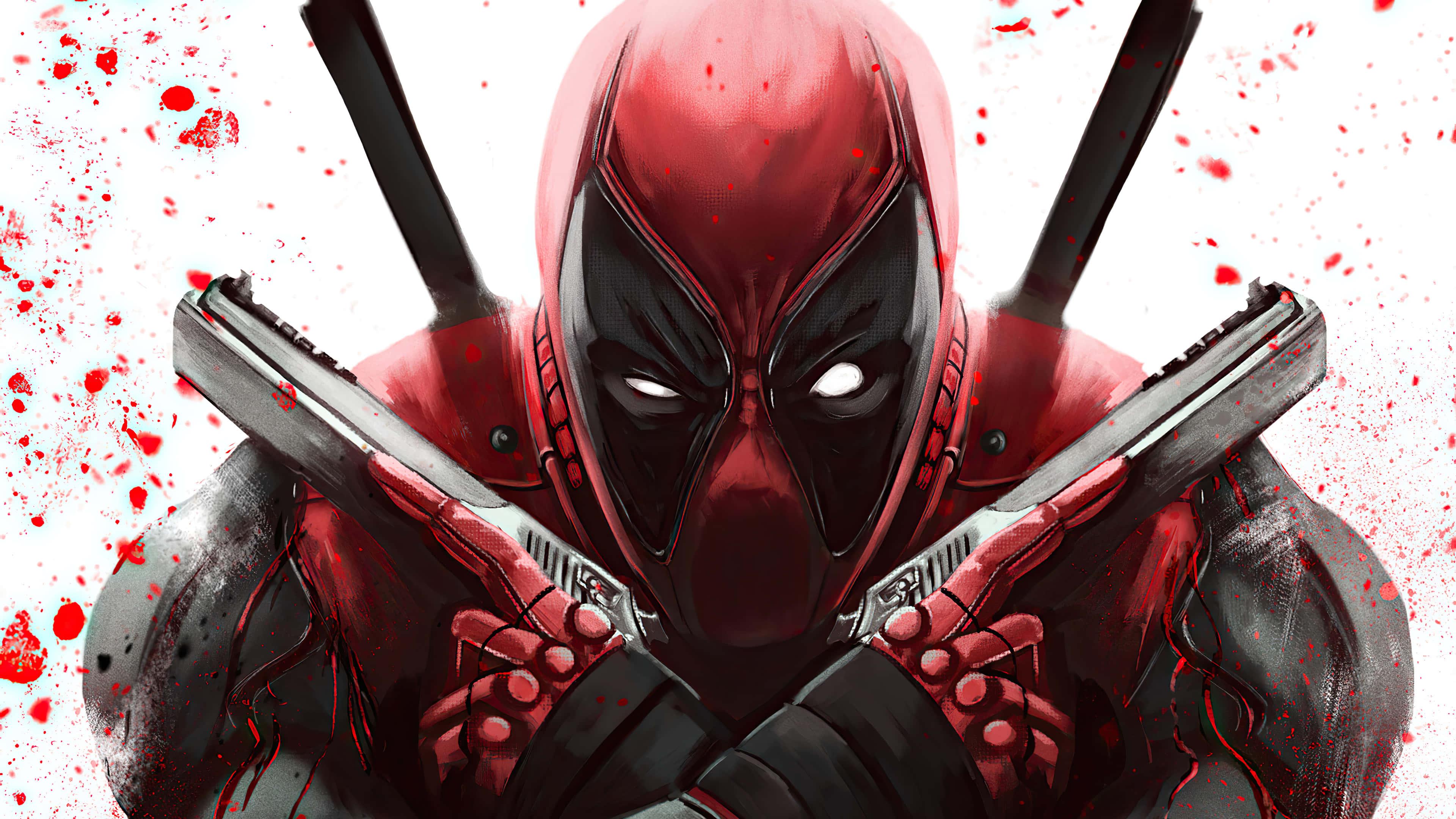 Deadpool Keeping it Fun — 3840x2160 wallpaper
