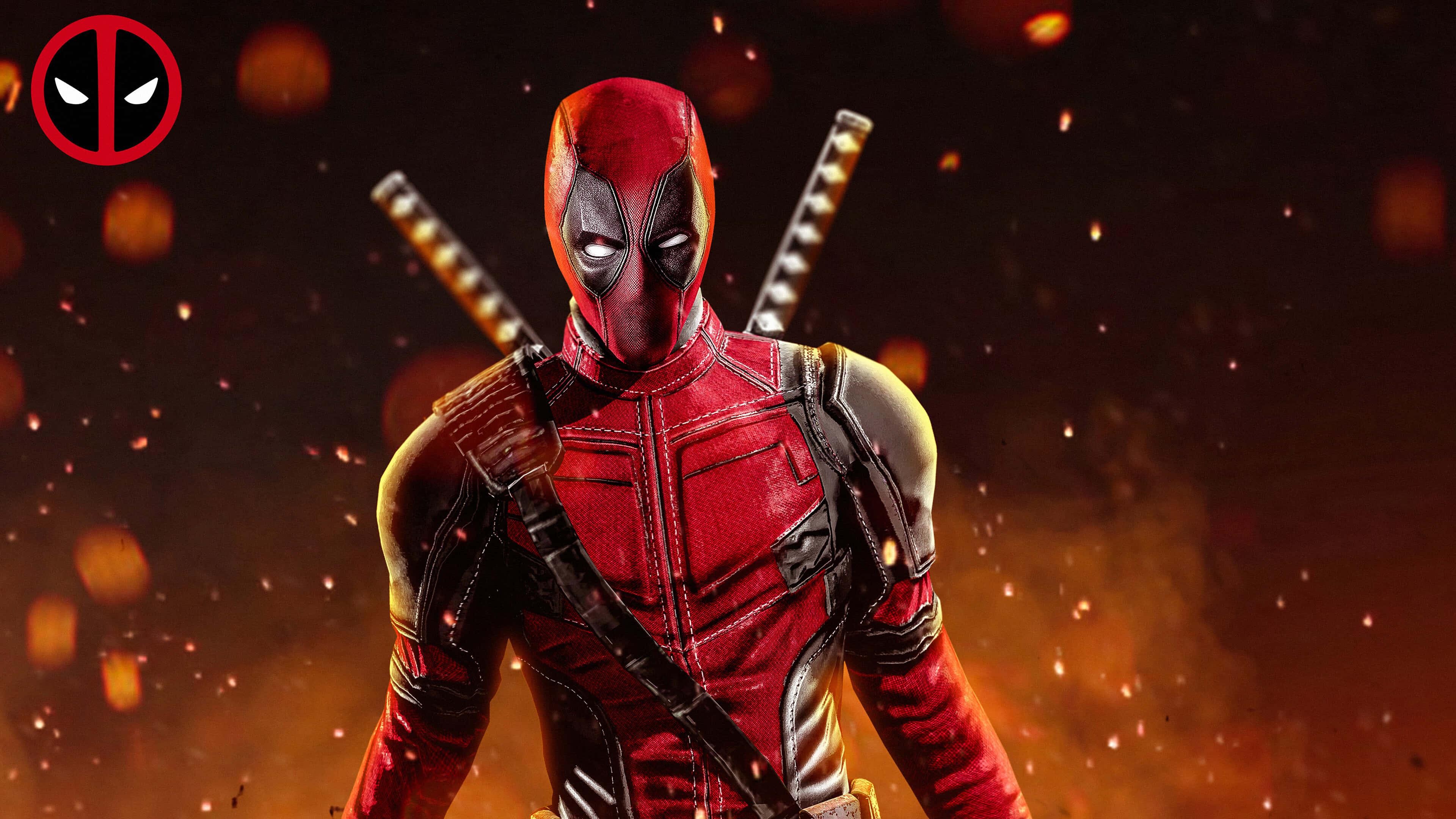 Deadpool, the irreverent, foul-mouthed antihero — 3840x2160 wallpaper