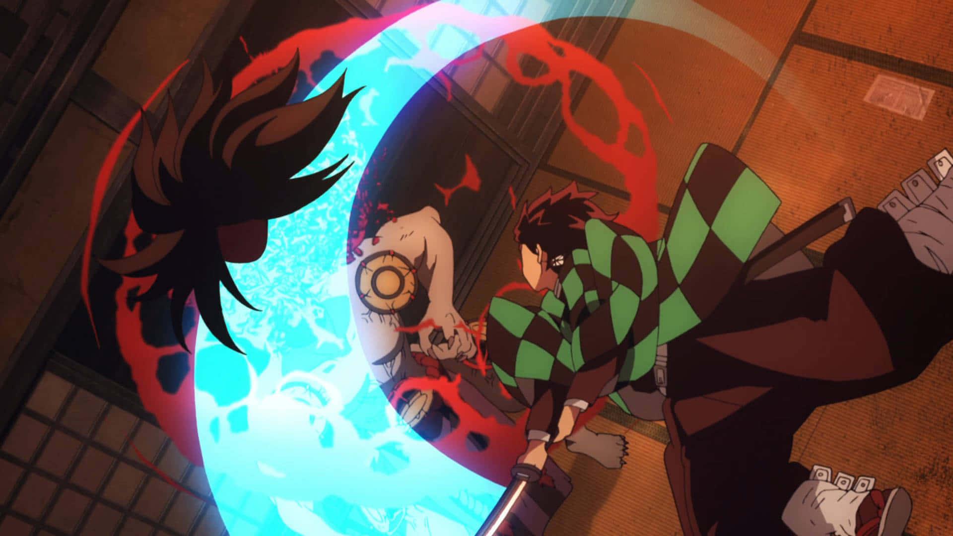 Demon Slayer Anime Kamado Tanjiro And Kyogai — 1920x1080 wallpaper