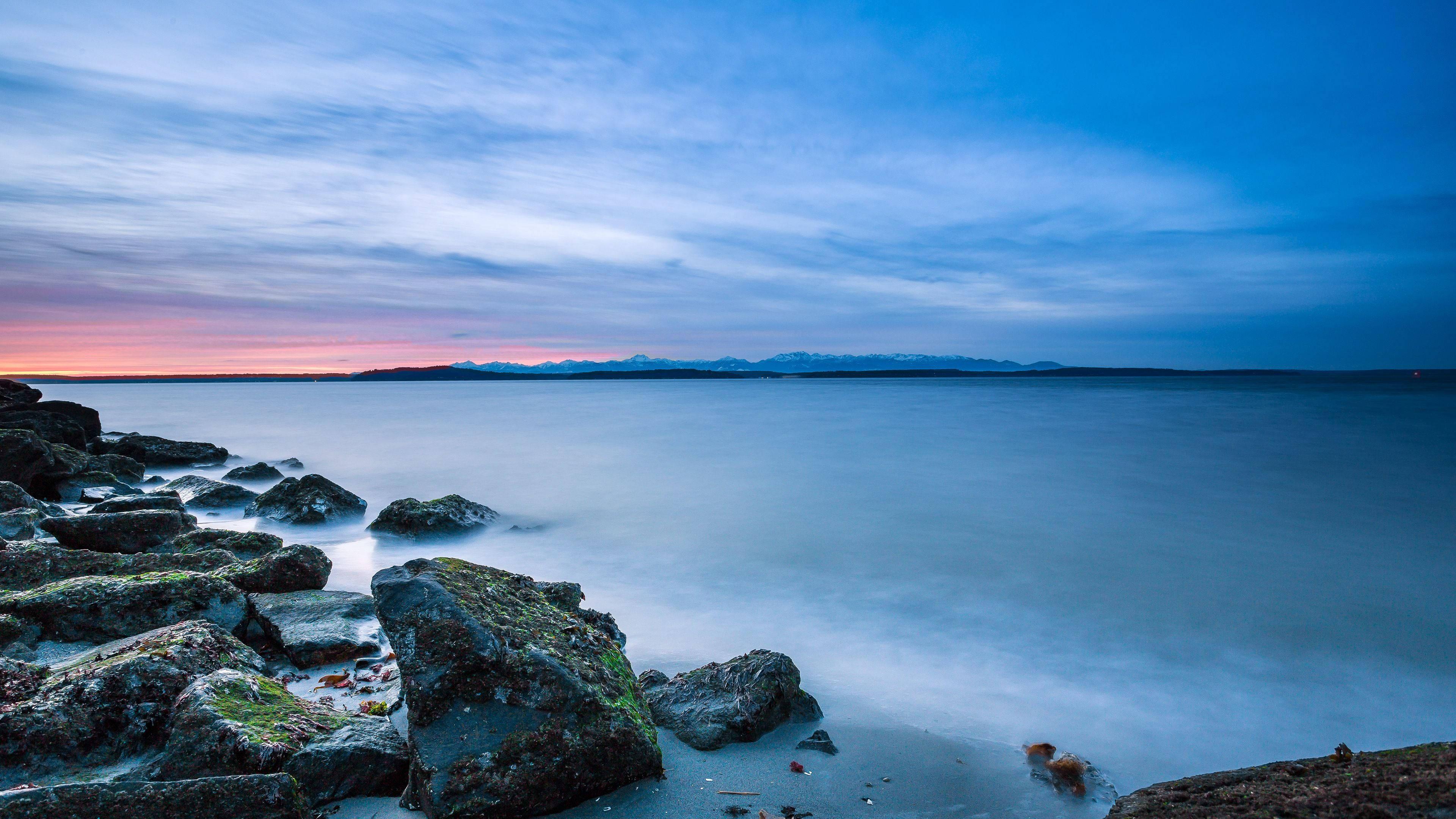 Desktop 4K Scenic Shores — 3840x2160 wallpaper