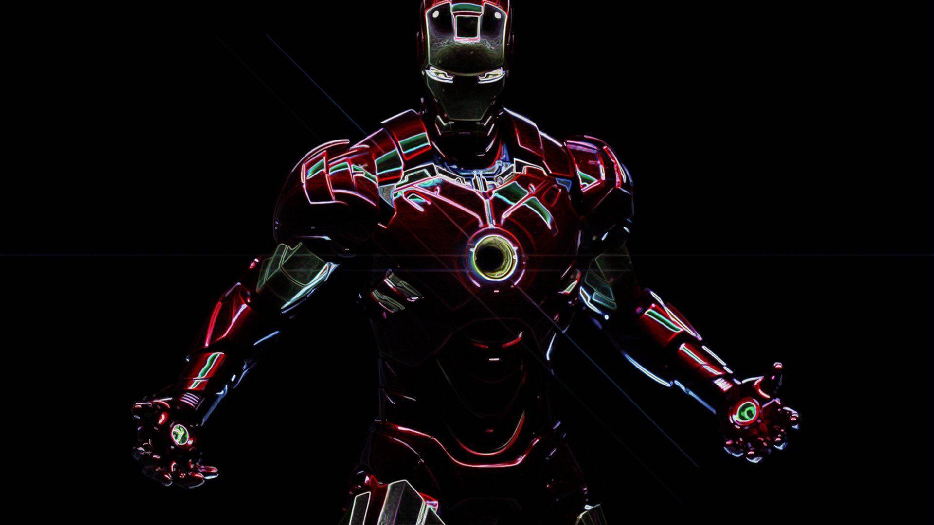 Detailed Empty Iron Man Full HD — 1920x1080 wallpaper