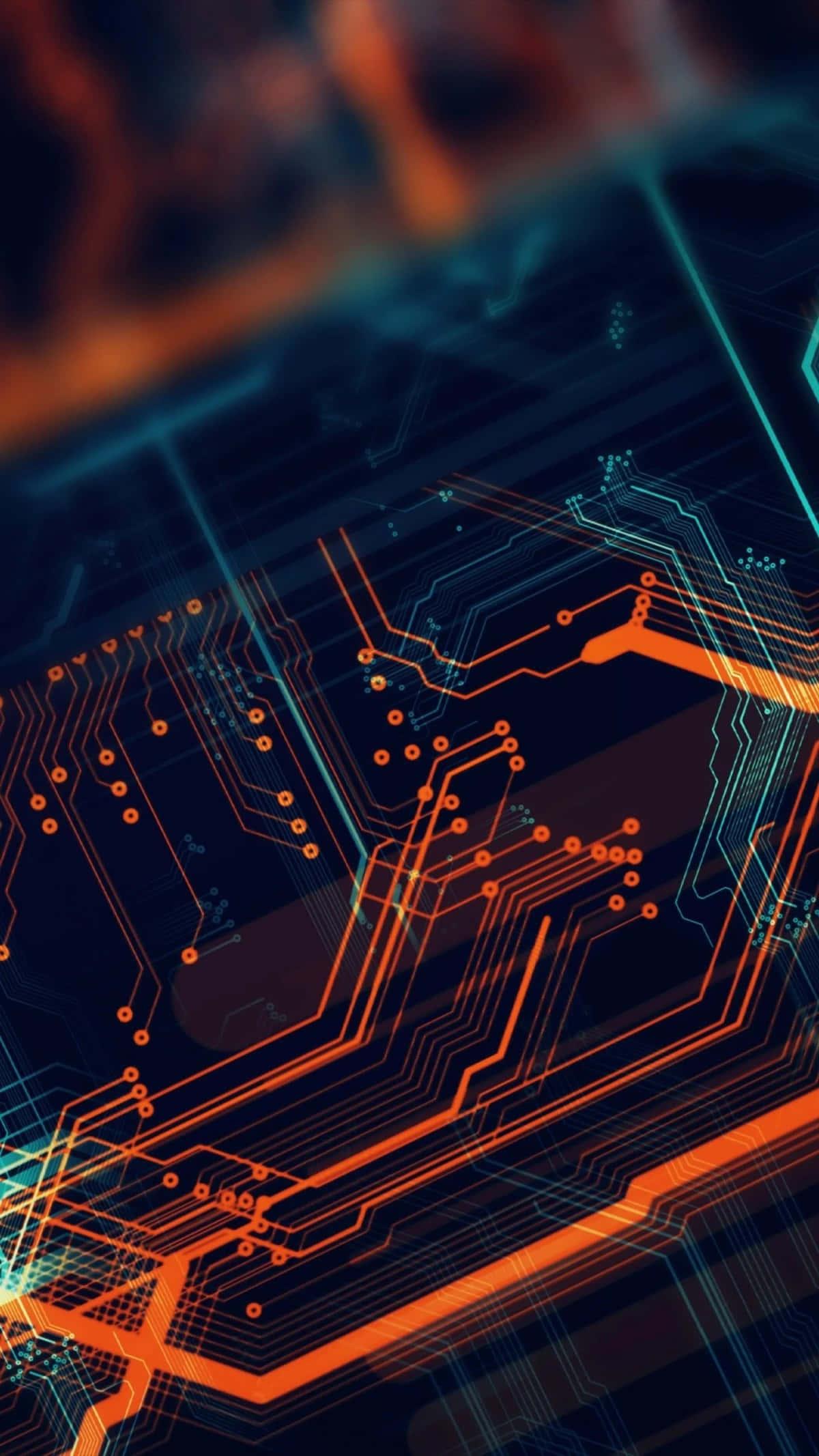 Digital Technology Colorful 4k Phone — 1200x2133 wallpaper