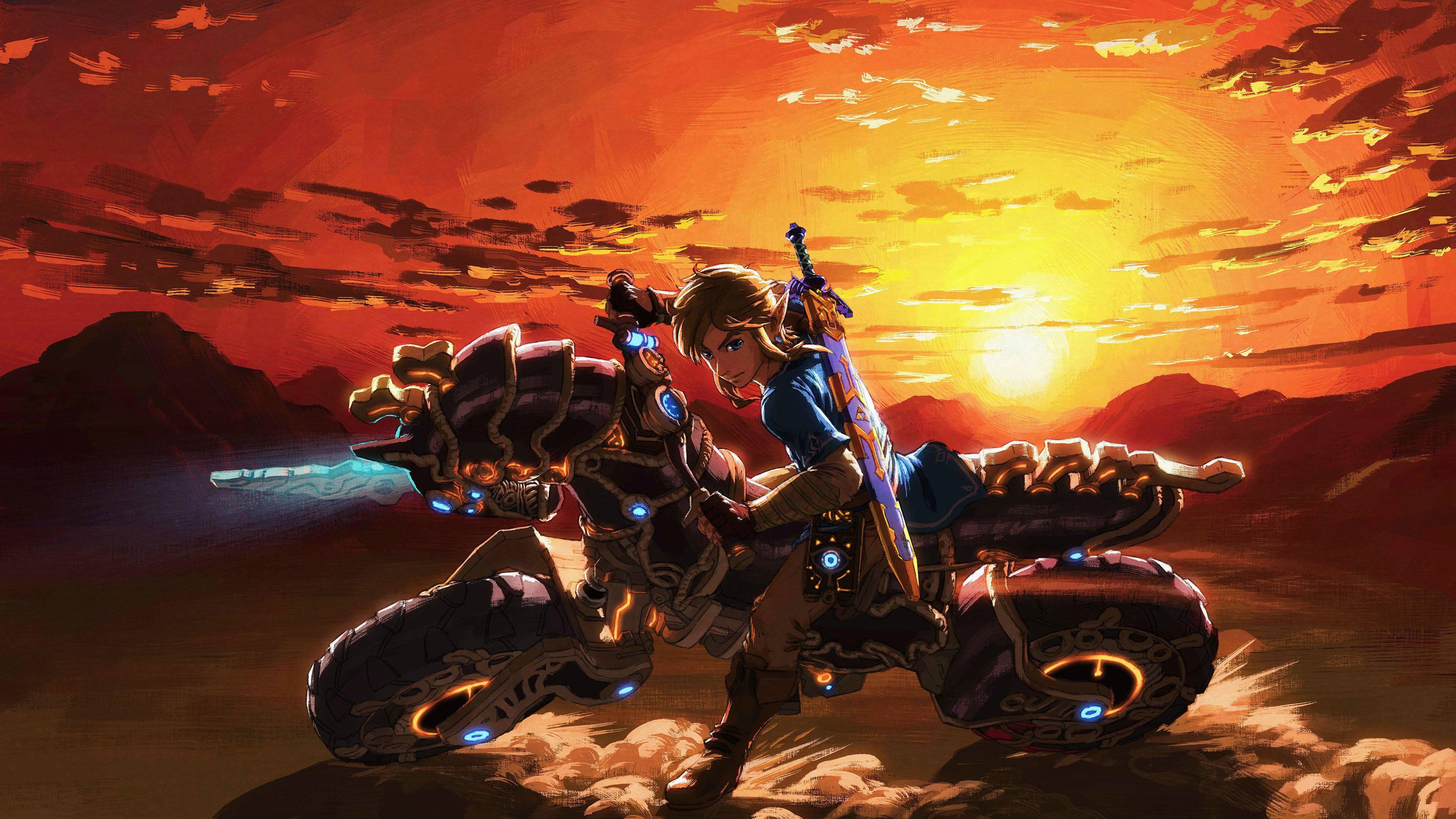 Discover the mystery and adventure of Hyrule in 'The Legend of Zelda: Breath of the Wild'. — 3840x2160 wallpaper