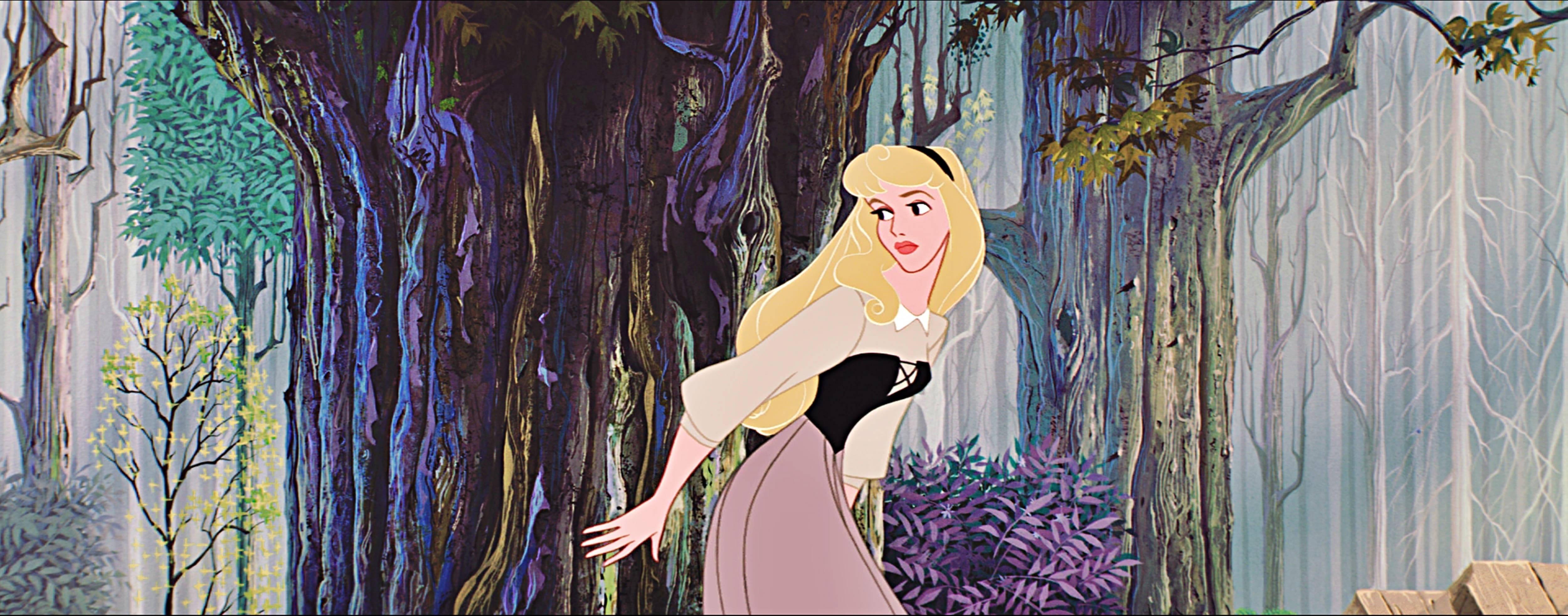 Disney Princess Aurora Hiding — 5000x1965 wallpaper
