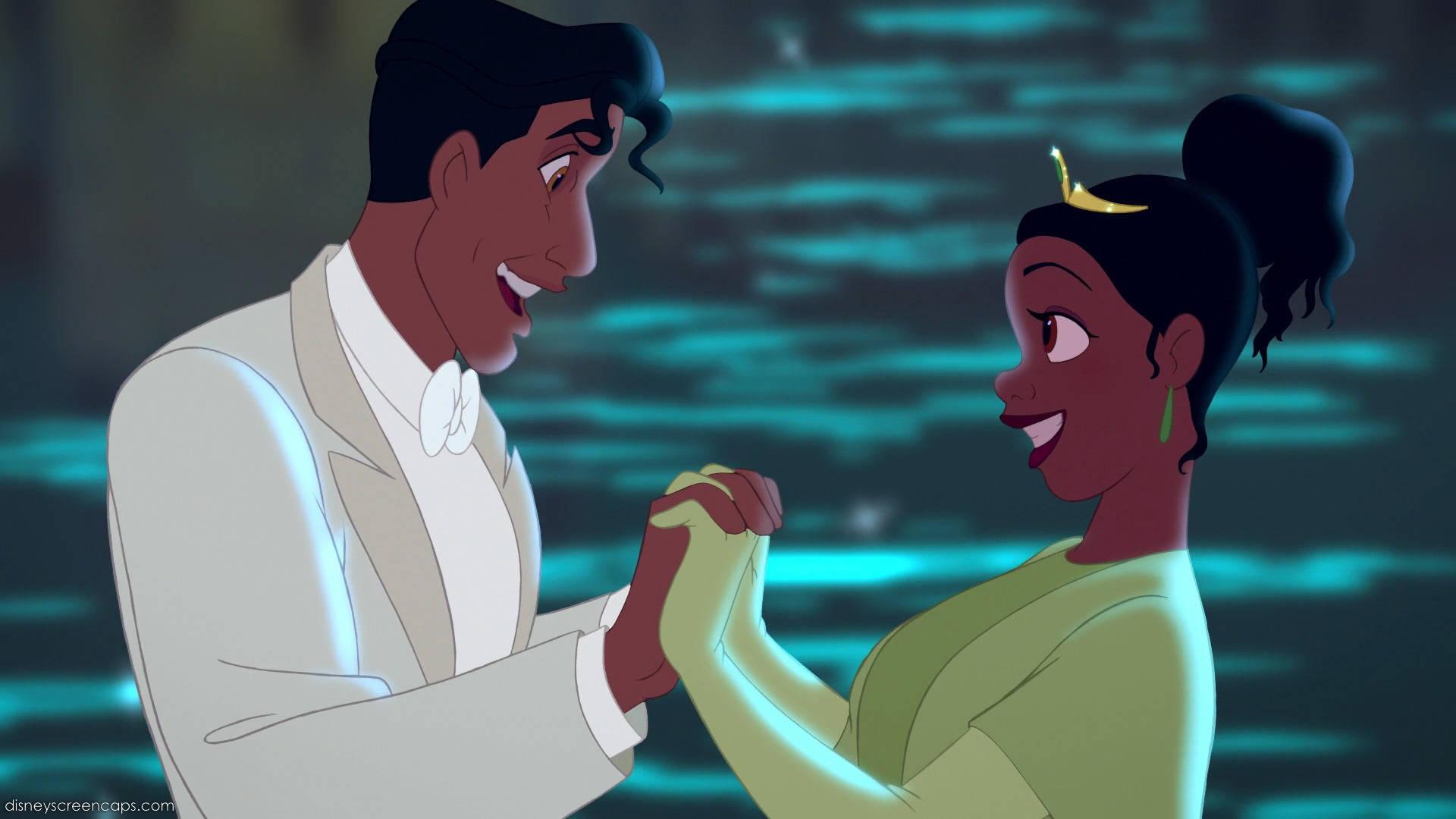 Disney Princess Tiana And Prince Naveen — 1920x1080 wallpaper