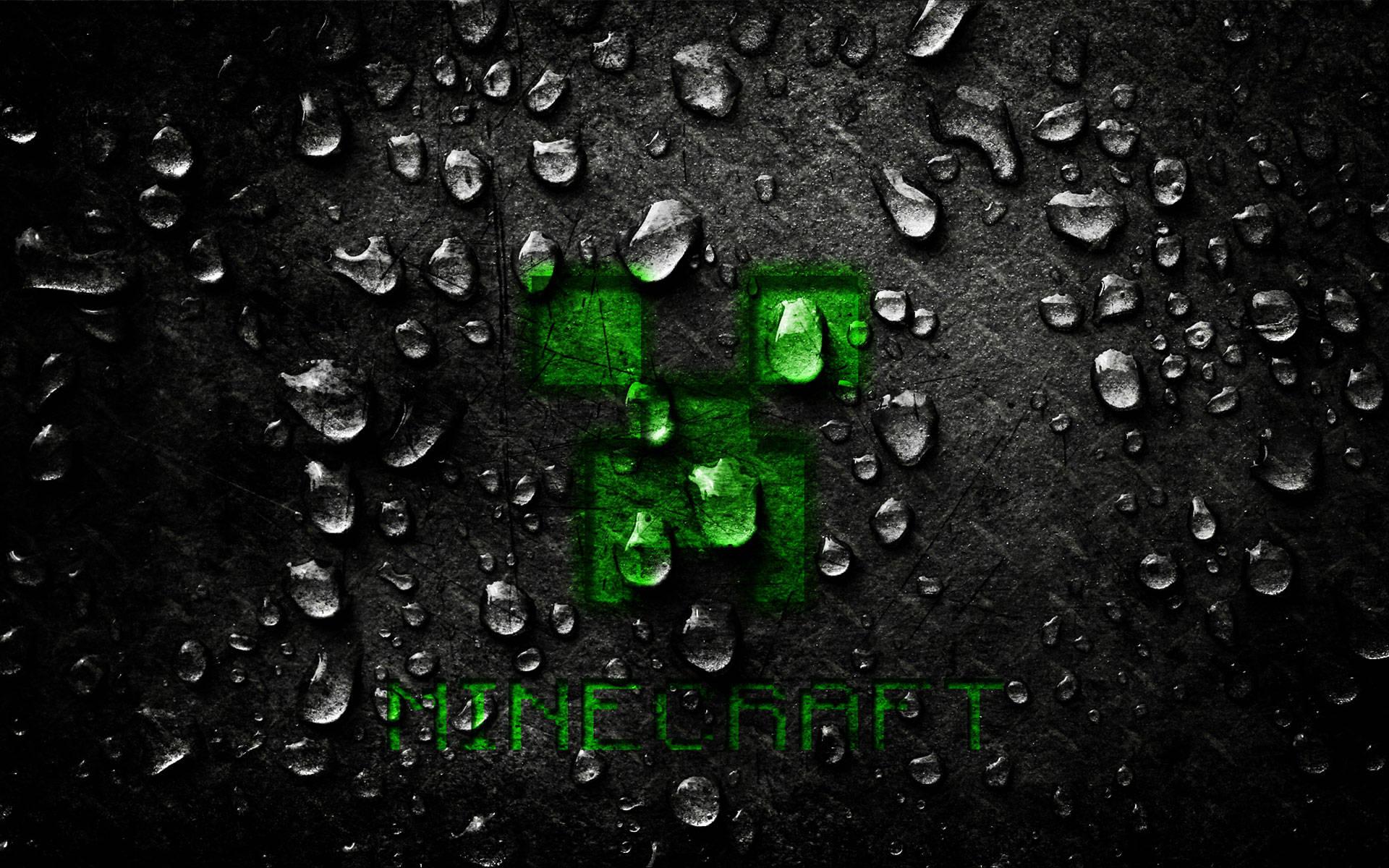 Dive into the world of Minecraft with the iconic Wet Slime Logo