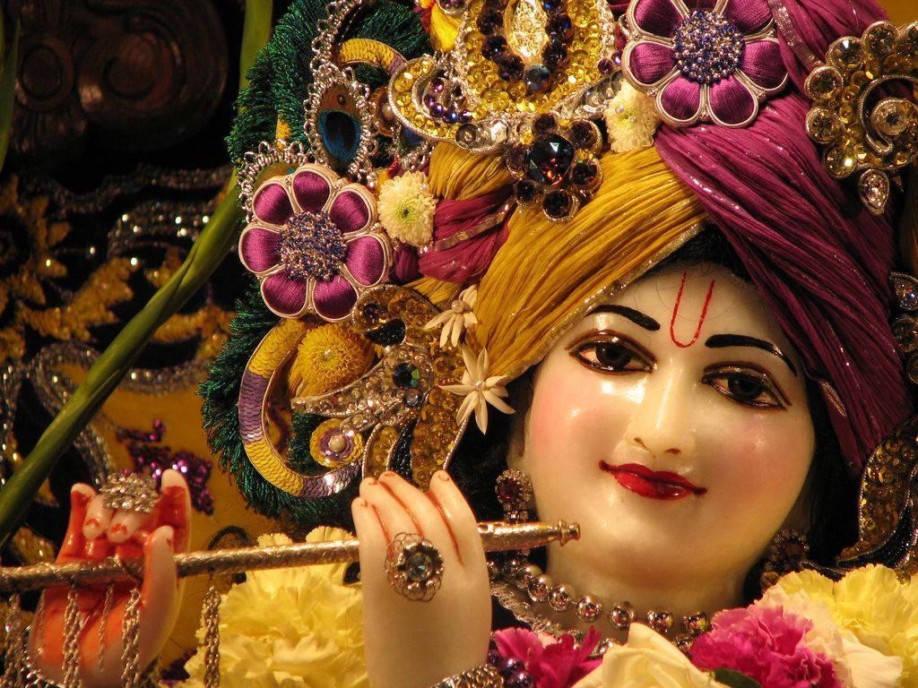 Divine Avatar - Krishna in his Celestial Splendor