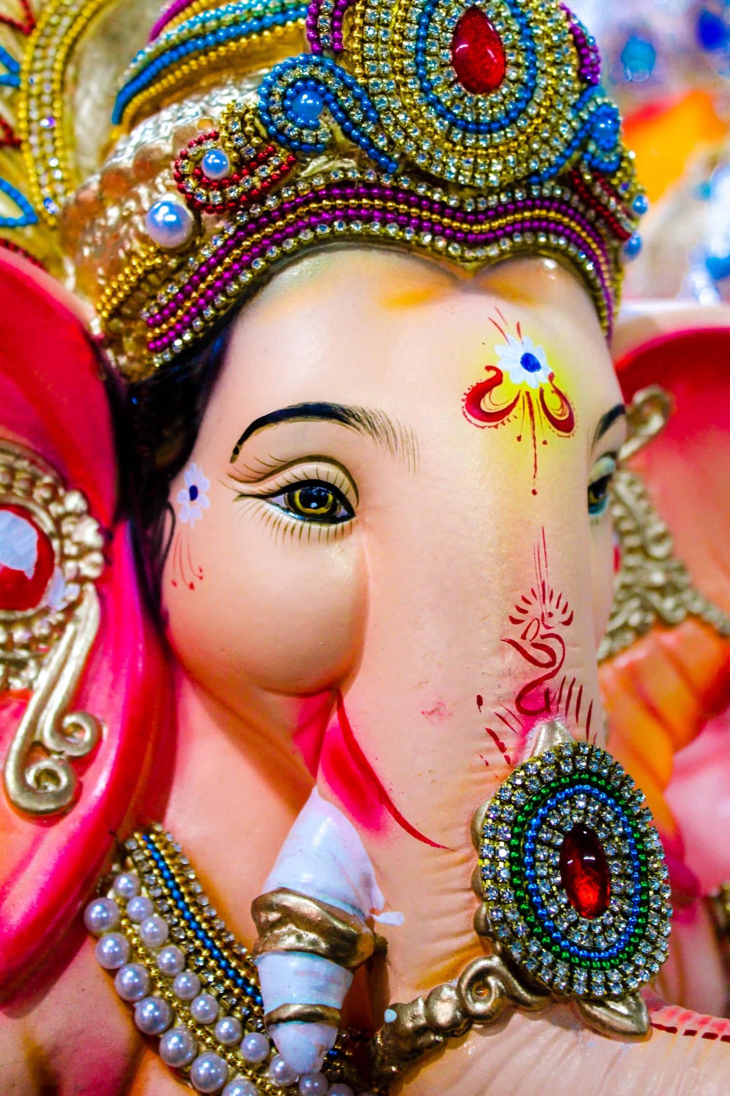 Divine Image of Lord Ganesh — 1500x2250 wallpaper