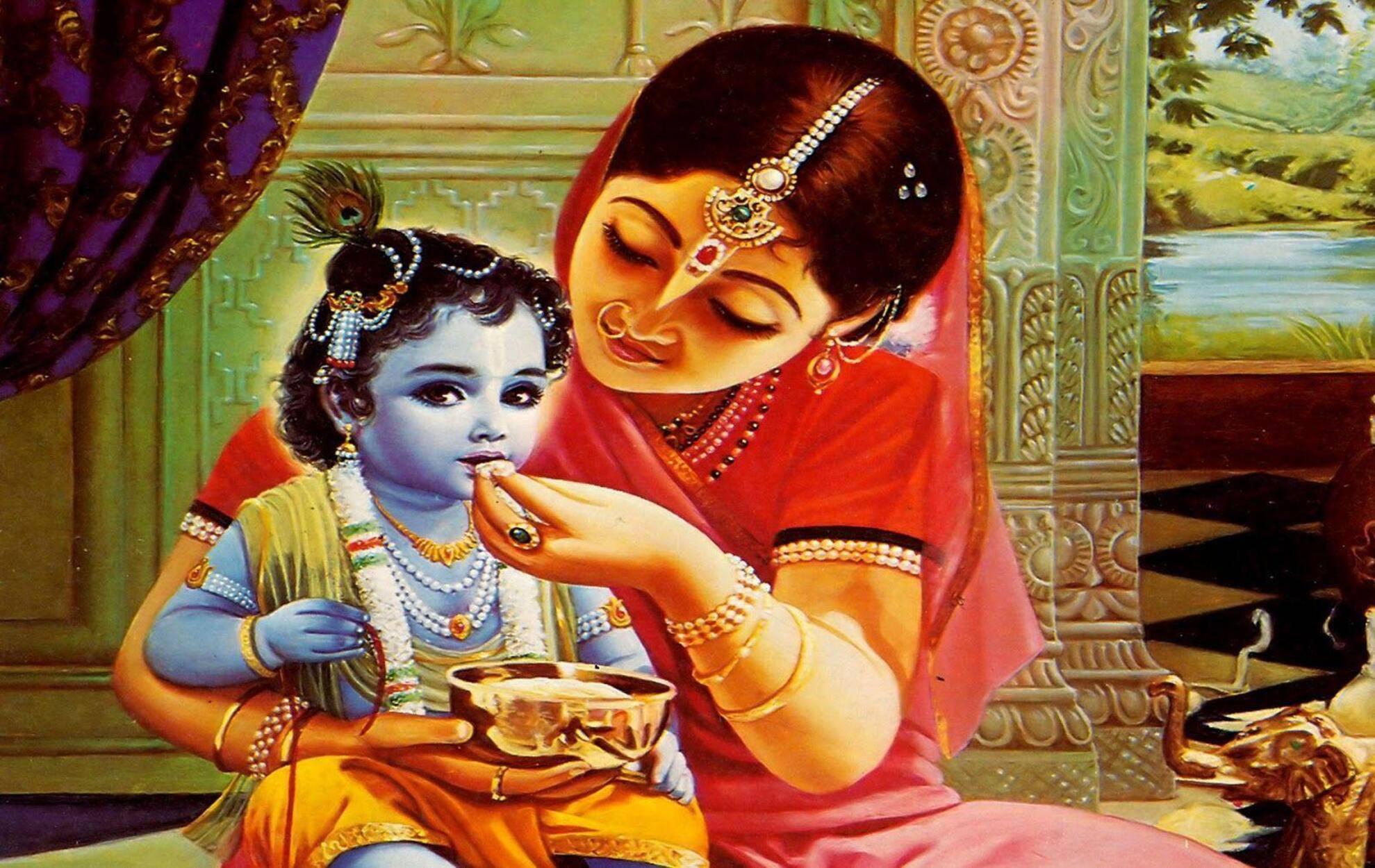 Divine Love between Lord Krishna and Mother Devaki