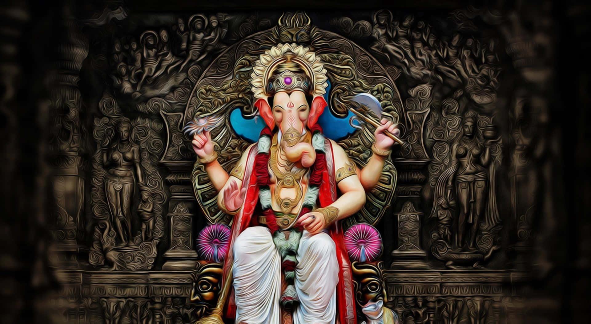 Divine Presence - Lord Ganesh — 1920x1053 wallpaper