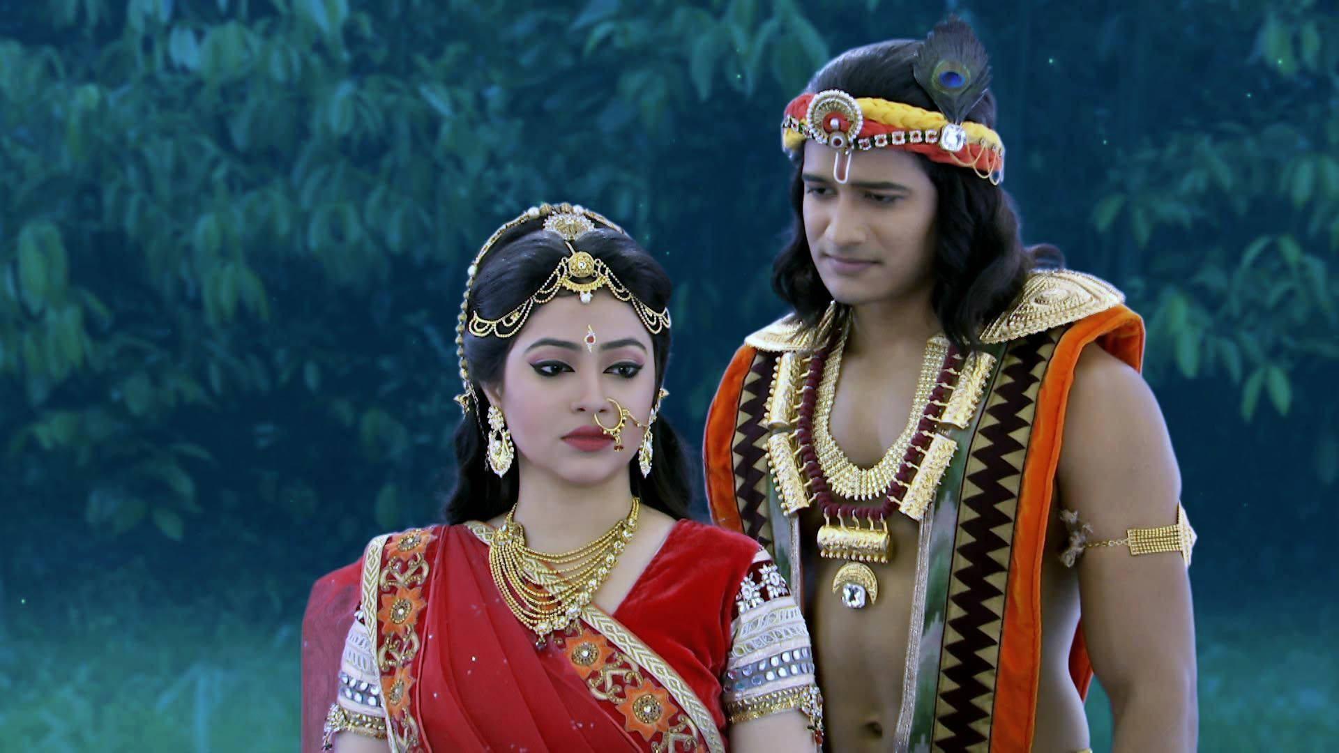 Divine separation - Radha Krishna from the beloved Serial — 1920x1080 wallpaper