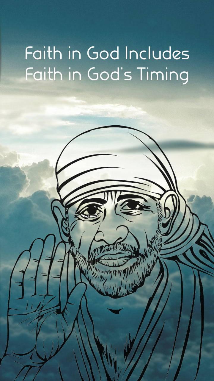 Divine Wisdom - Sai Baba Quotes for Phone Wallpaper — 720x1280 wallpaper