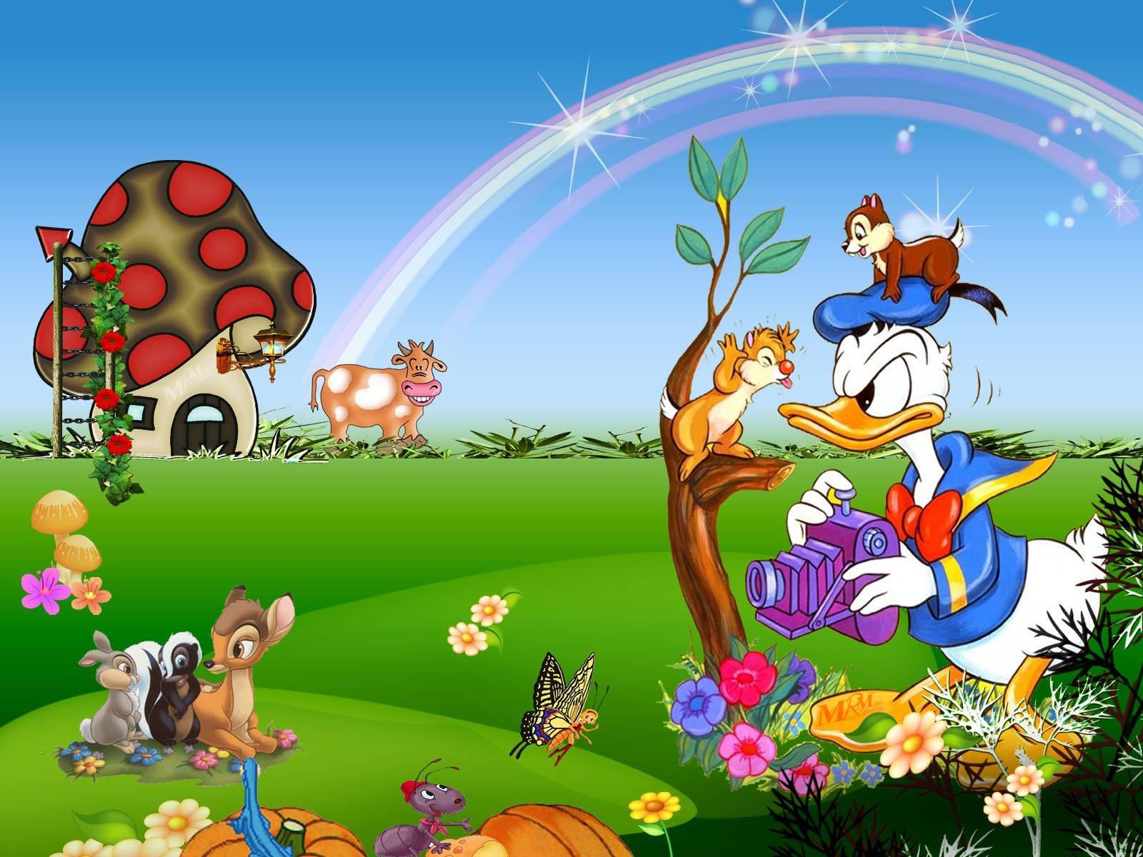 Donald Duck Enjoying Life — 1600x1200 wallpaper