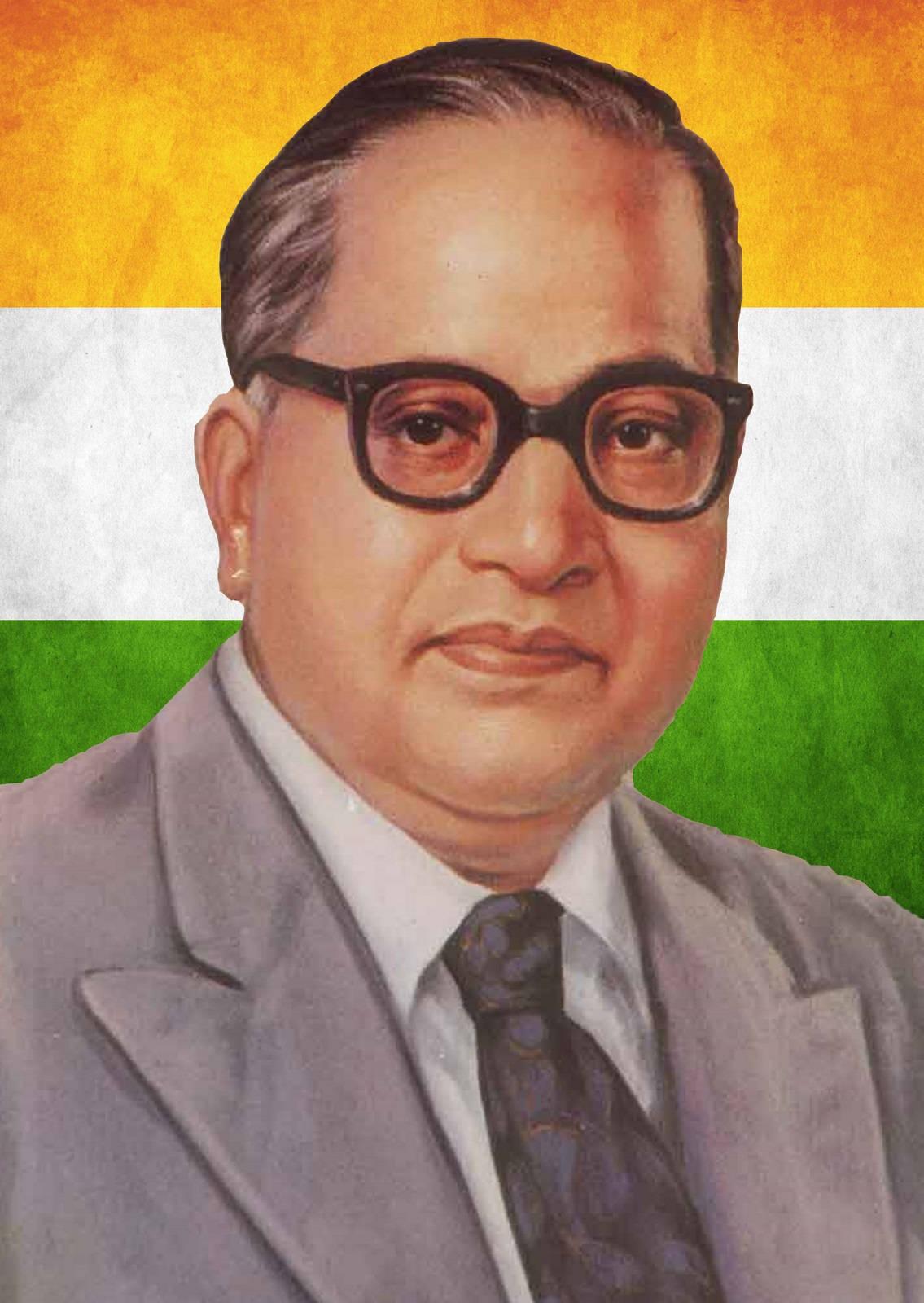 Dr Babasaheb Ambedkar On Indian Flag — 1135x1600 wallpaper