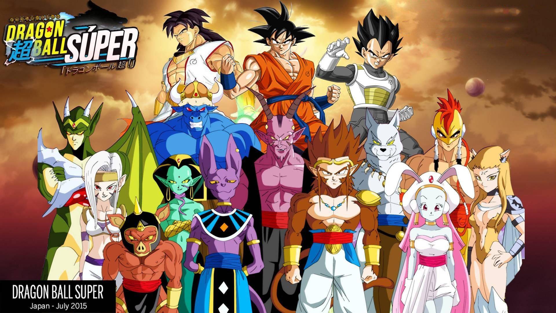 Dragon Ball Super fan favourites promoting the latest installment in the series — 1920x1080 wallpaper