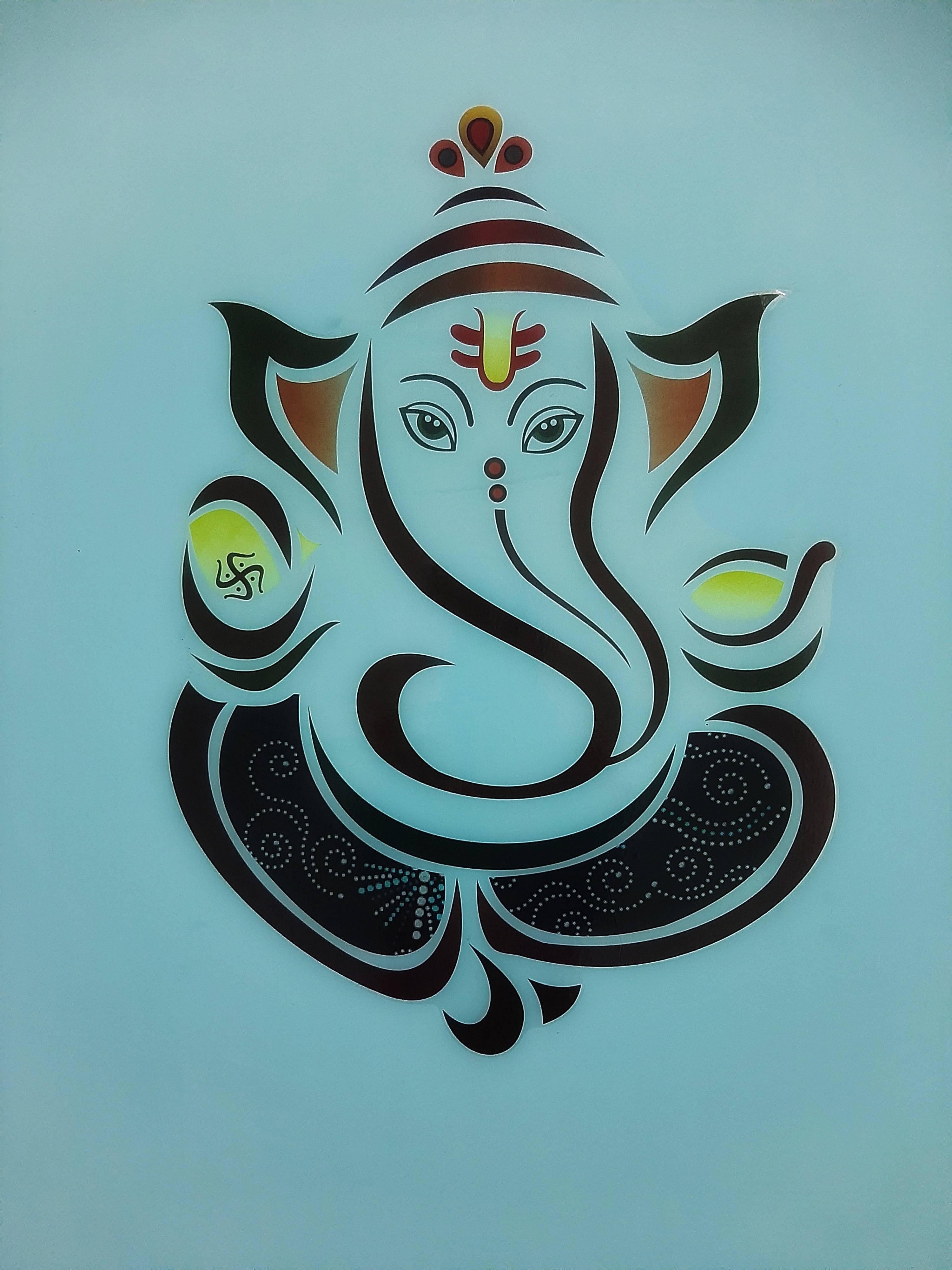 Drawing Of Ganesh Mobile — 3000x4000 wallpaper