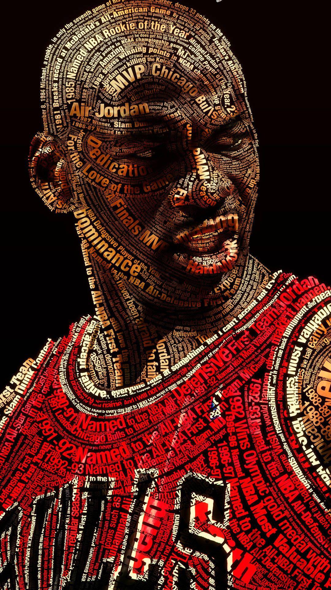 "Dream Big, Work Hard" -Michael Jordan — 1080x1920 wallpaper