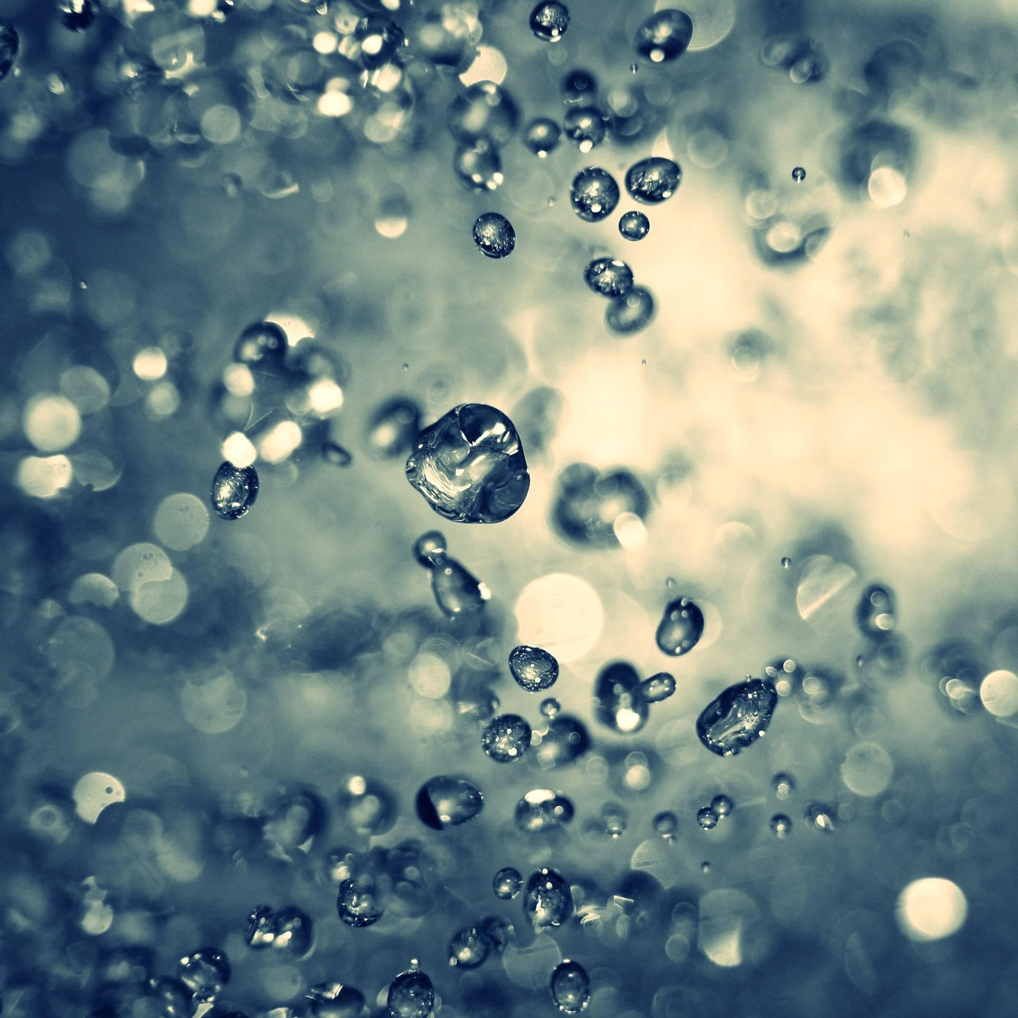 Droplets iPad Retina Display — 2048x2048 wallpaper