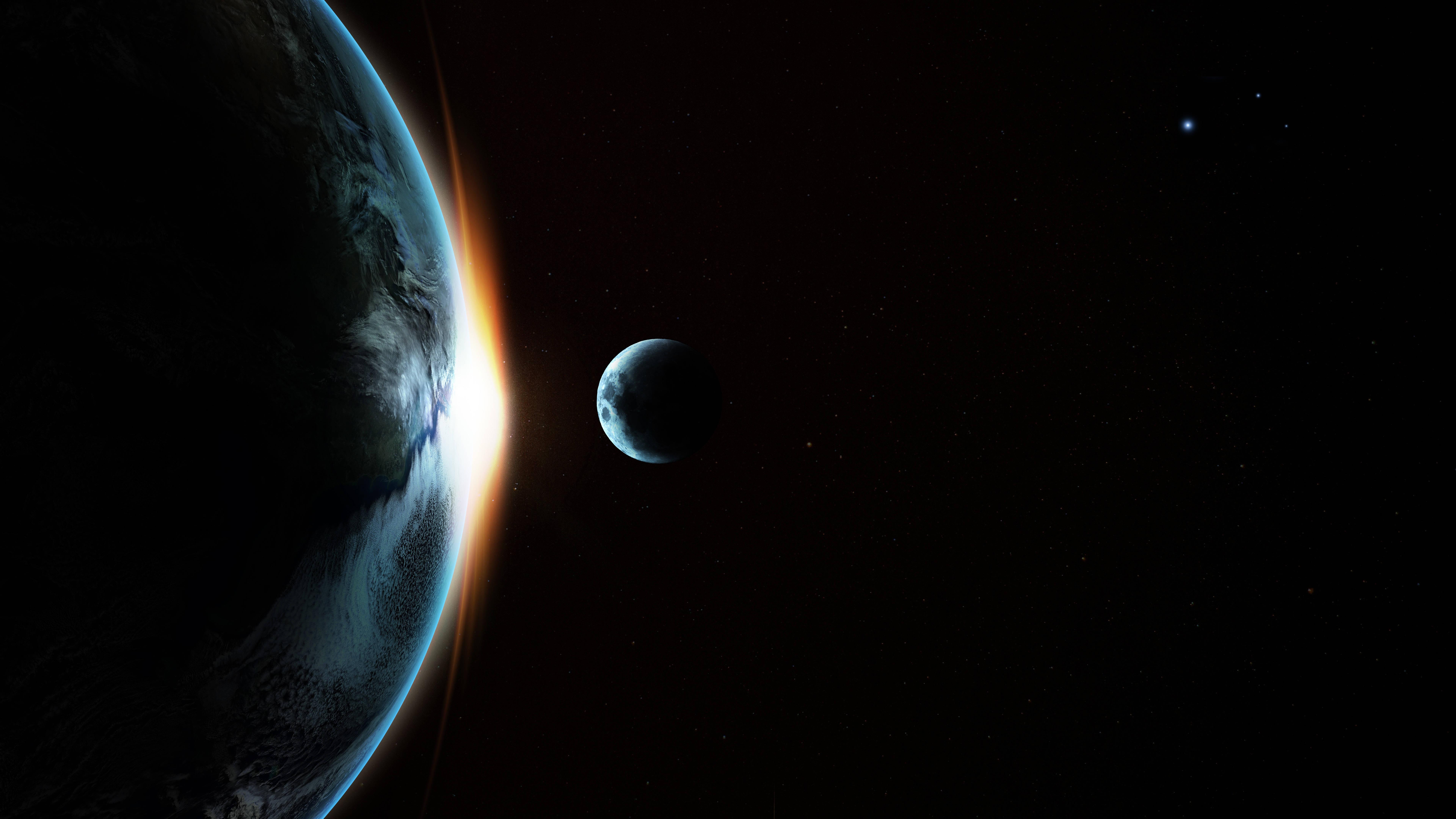 Earth From A Different Perspective — 7680x4320 wallpaper