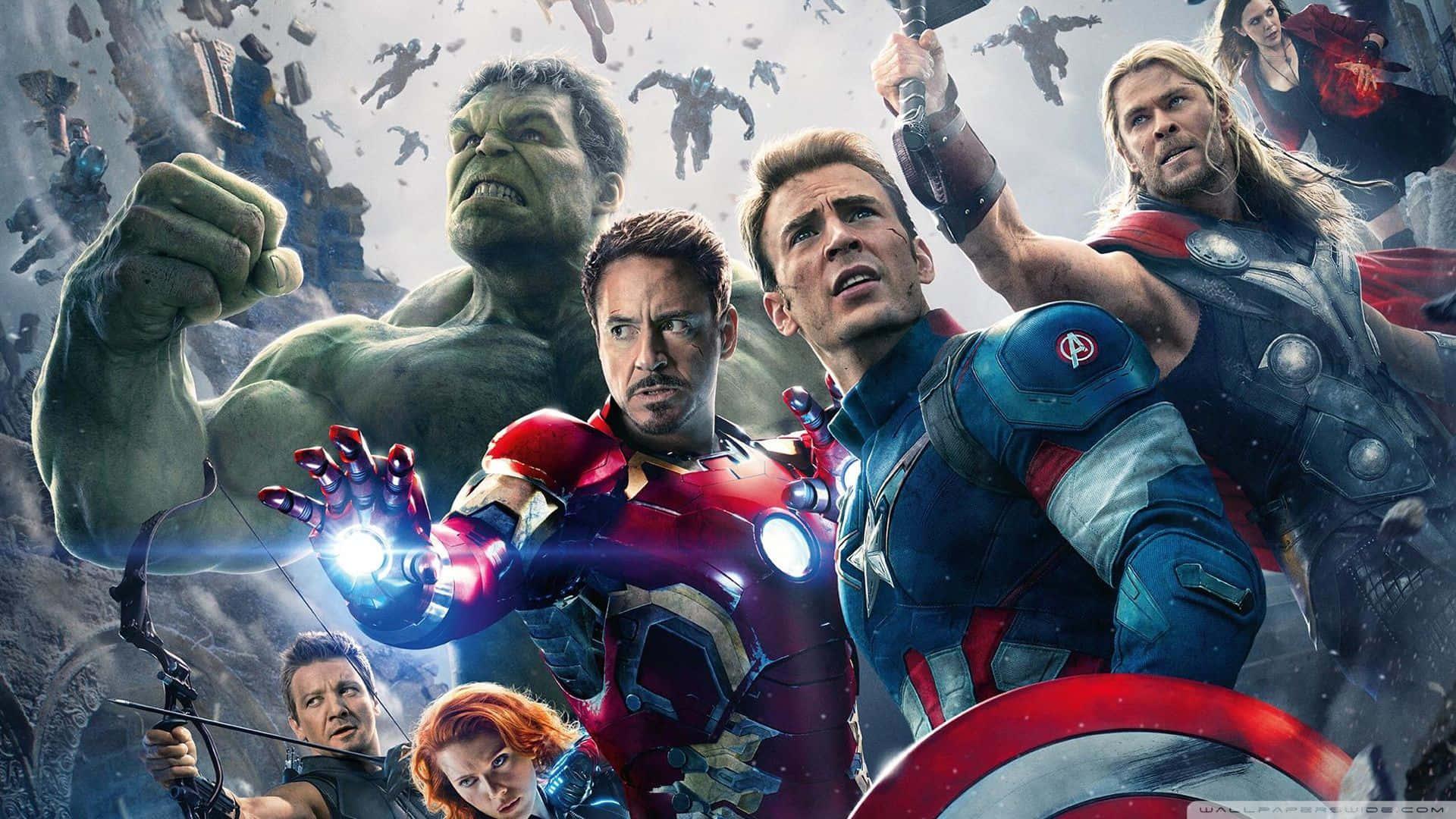 Earth's Mightiest Heroes Assemble - The Avengers — 1920x1080 wallpaper