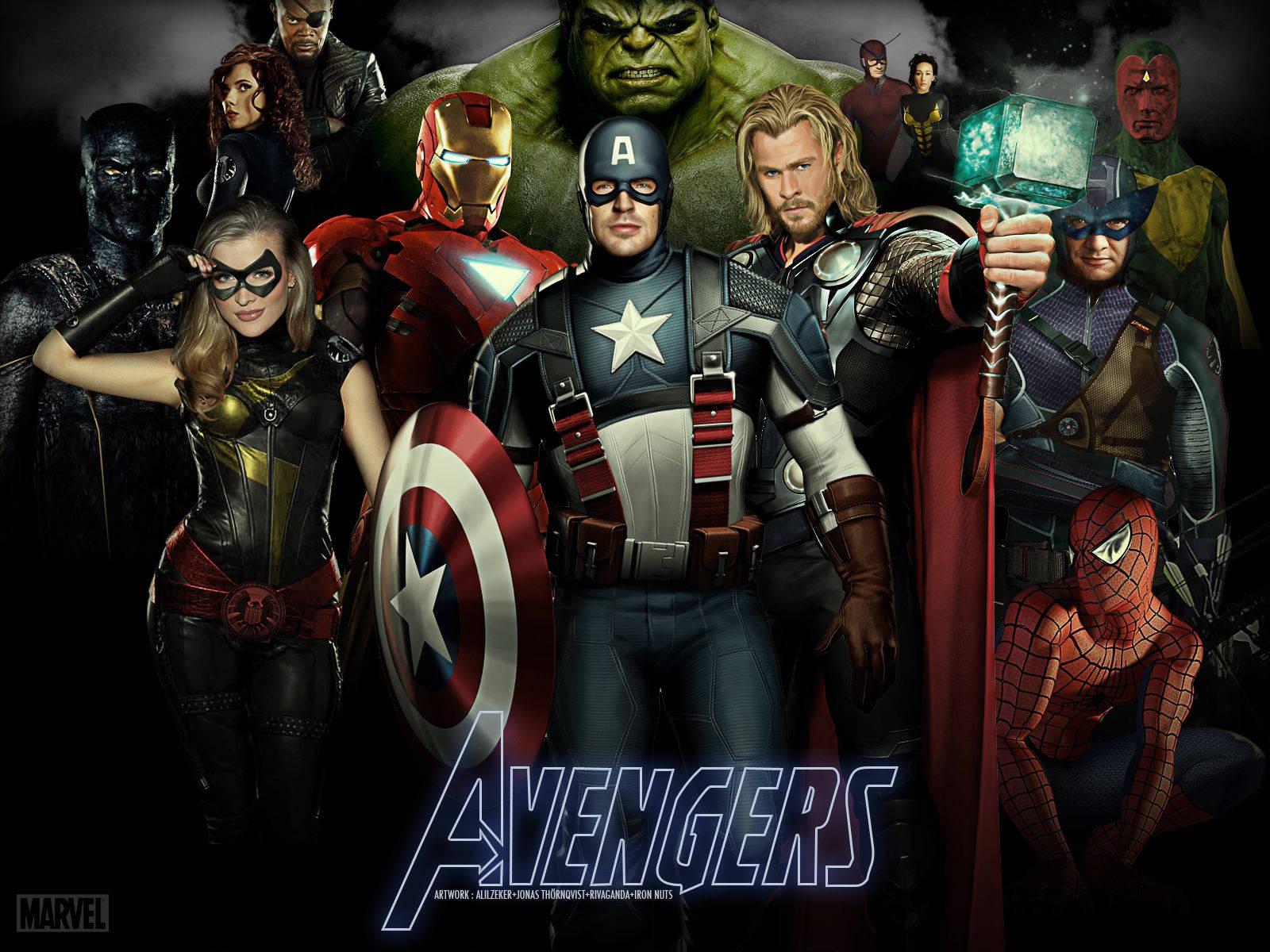 Earth’s Mightiest Heroes Assemble — 1600x1200 wallpaper