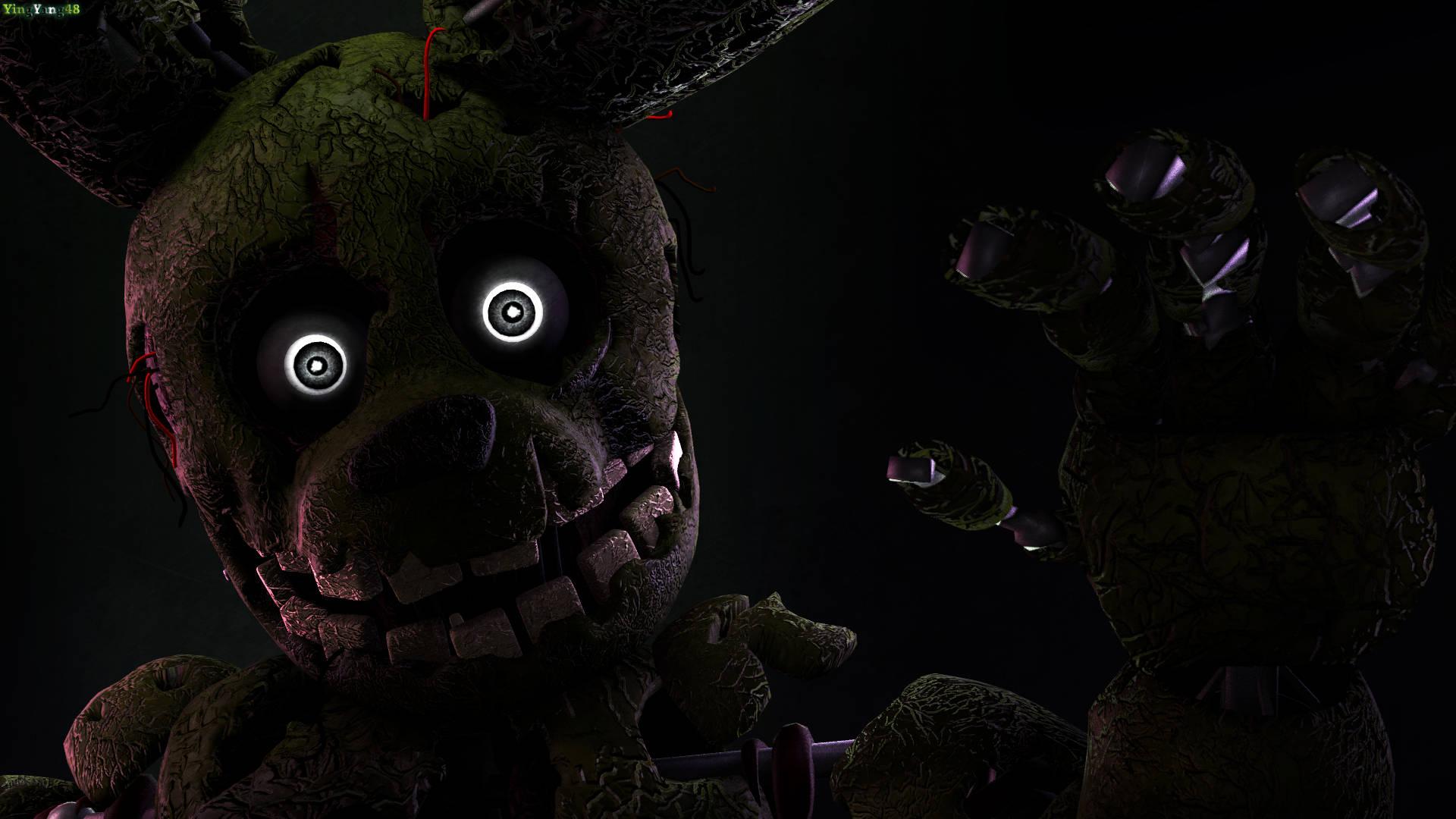 Eerie SpringTrap FNAF — 1920x1080 wallpaper