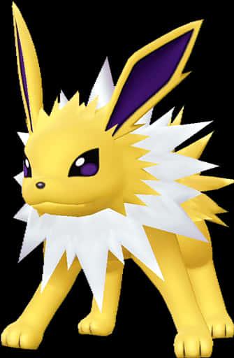 Electric Pokemon Jolteon Illustration — 335x512 wallpaper