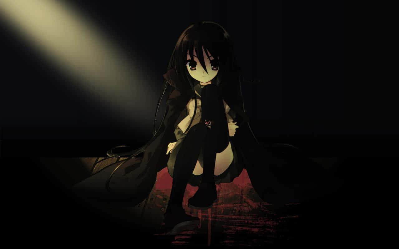 Embrace the dark side with this dark anime image. — 1280x800 wallpaper