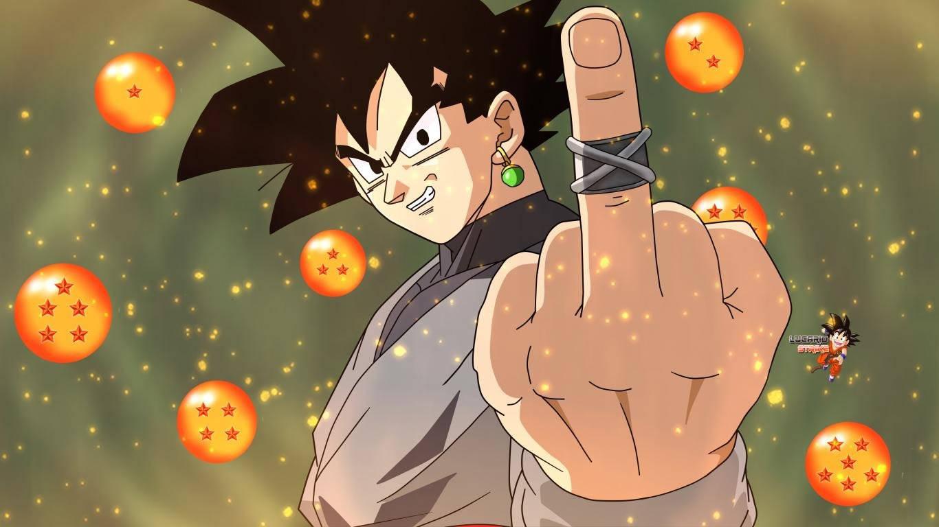 Embrace the Power of Goku Black — 1366x768 wallpaper