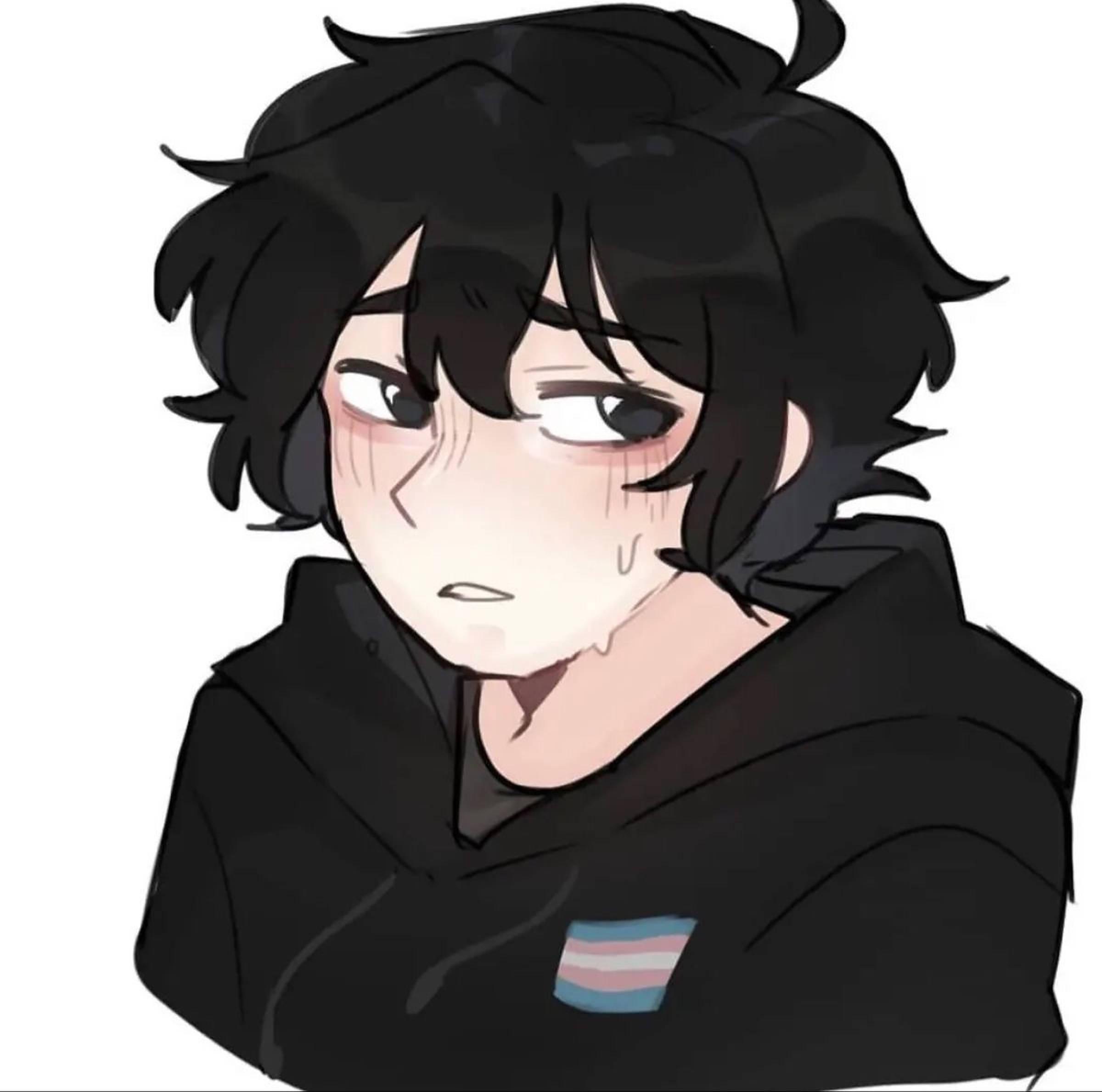 Emo Boy With Hoodie PFP — 2400x2378 wallpaper