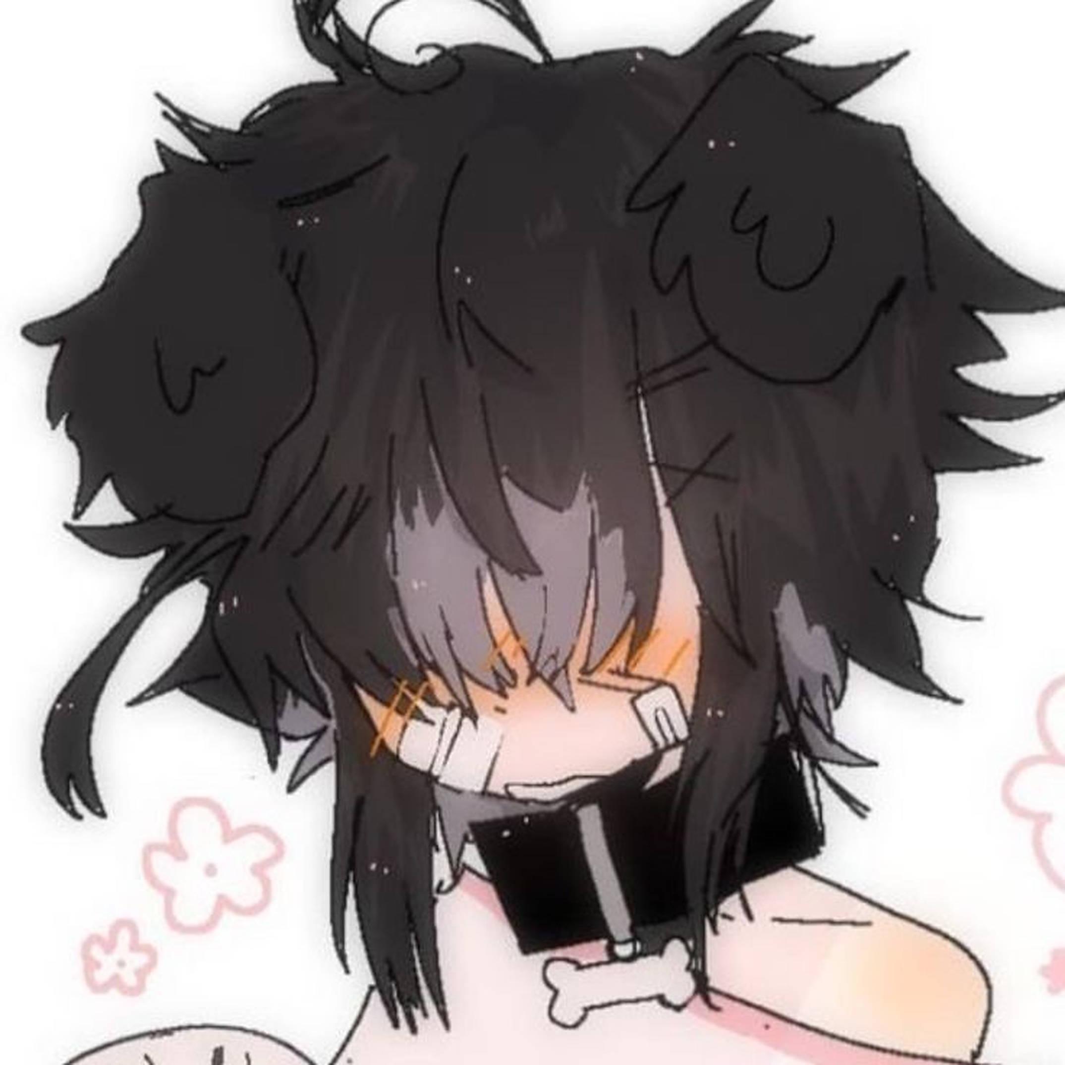Emo Girl Digital Art PFP — 2149x2149 wallpaper