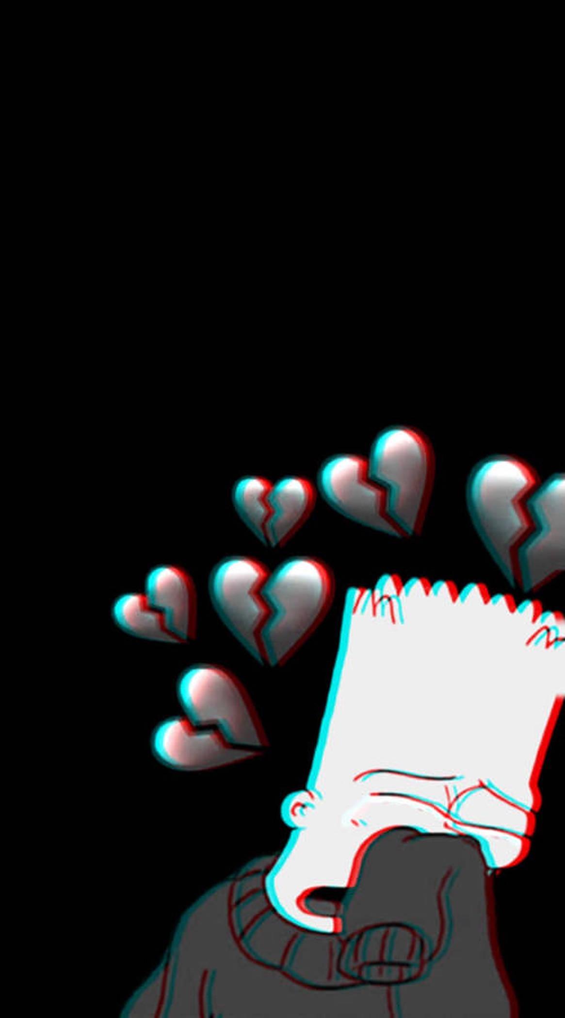 Emo PFP Bart Simpsons — 1165x2097 wallpaper