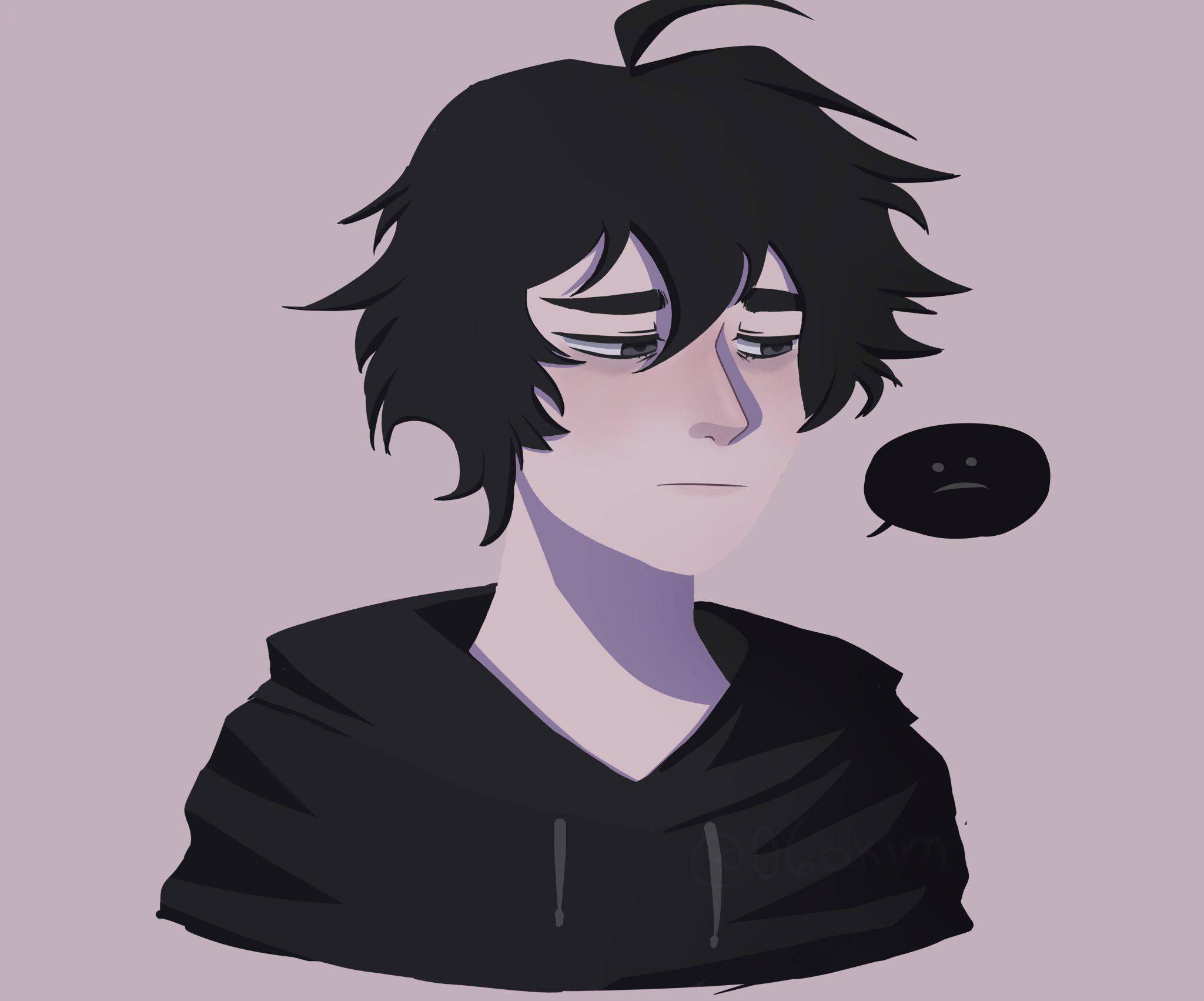 Emo PFP Lavender — 2048x1702 wallpaper
