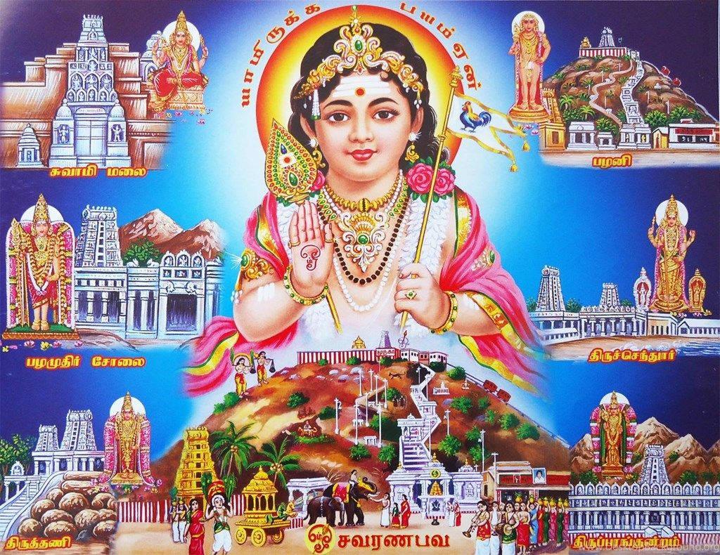 Enchanting depiction of Lord Murugan, the Hindu God of War — 1024x790 wallpaper