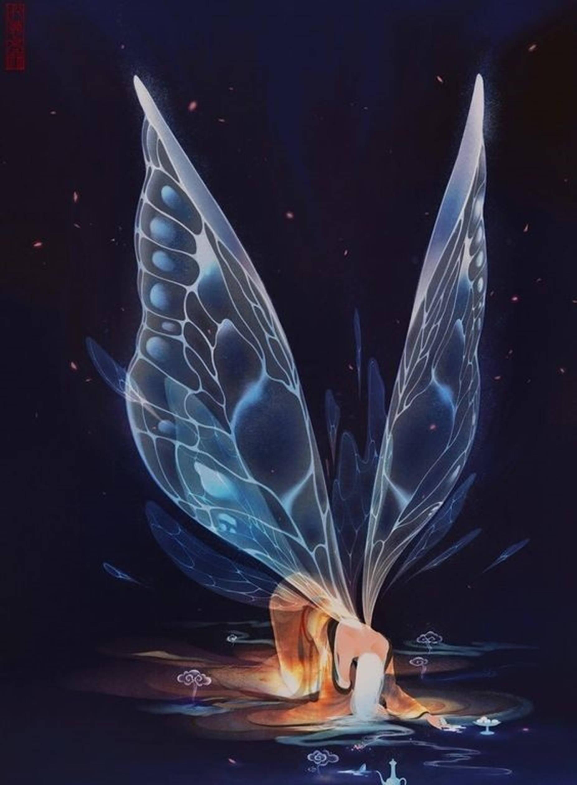 Enchanting Fairy Fantasy Painting – Unique Cool PFP — 1852x2519 wallpaper