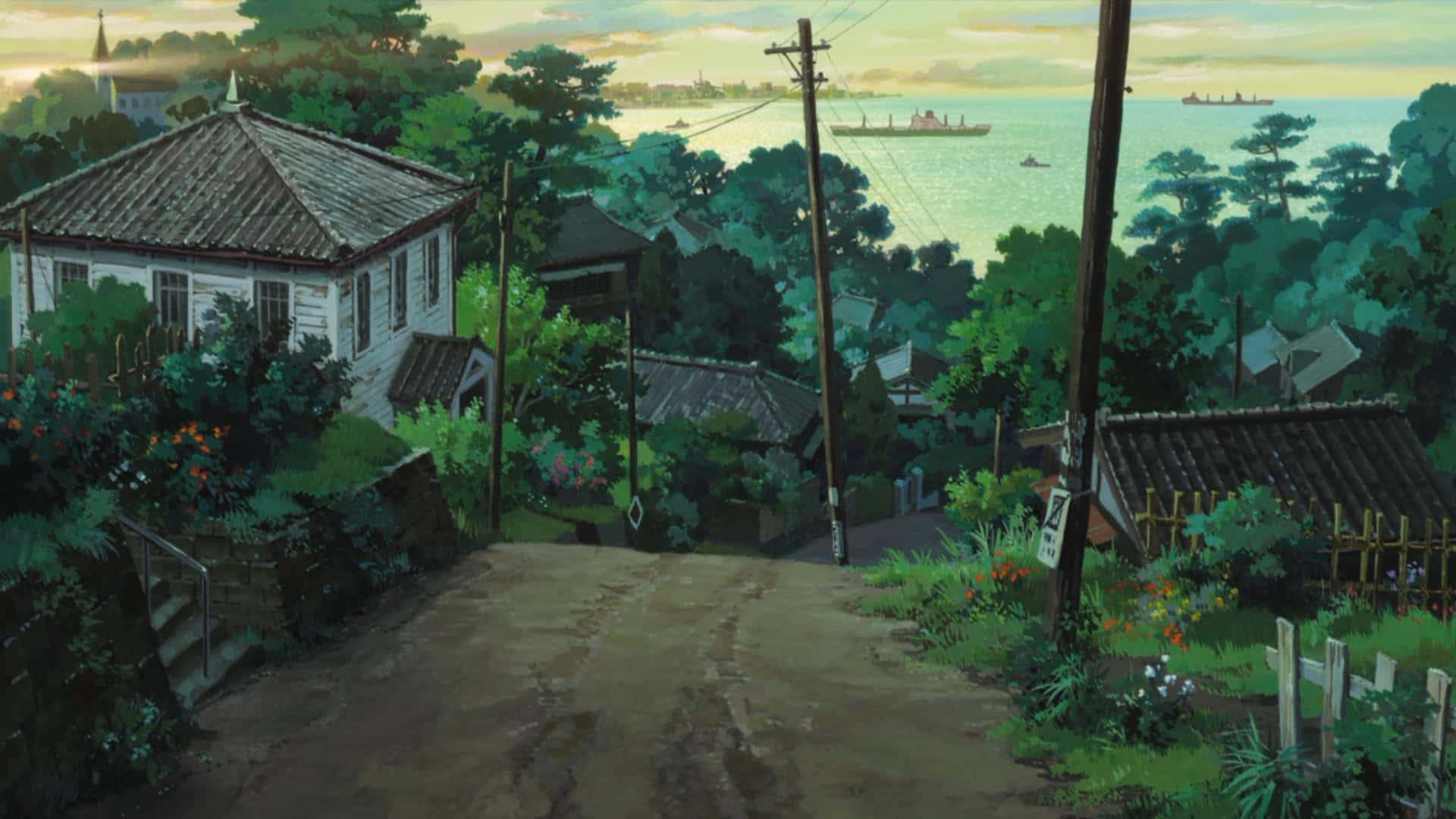 Enchanting Studio Ghibli Landscape — 1920x1080 wallpaper