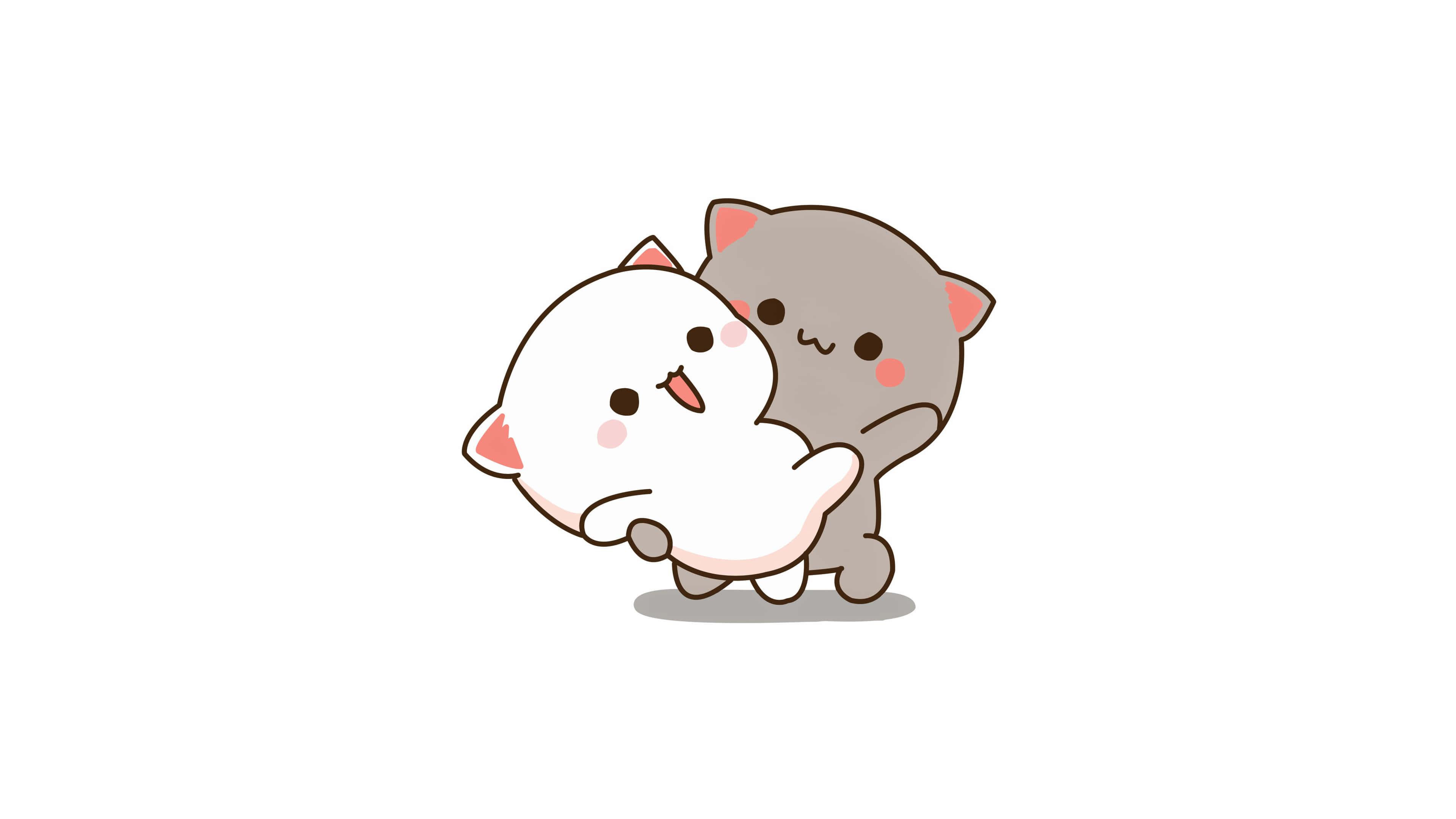 Energetic Feline Fun: Cute Dancing Cat PFP — 3840x2160 wallpaper