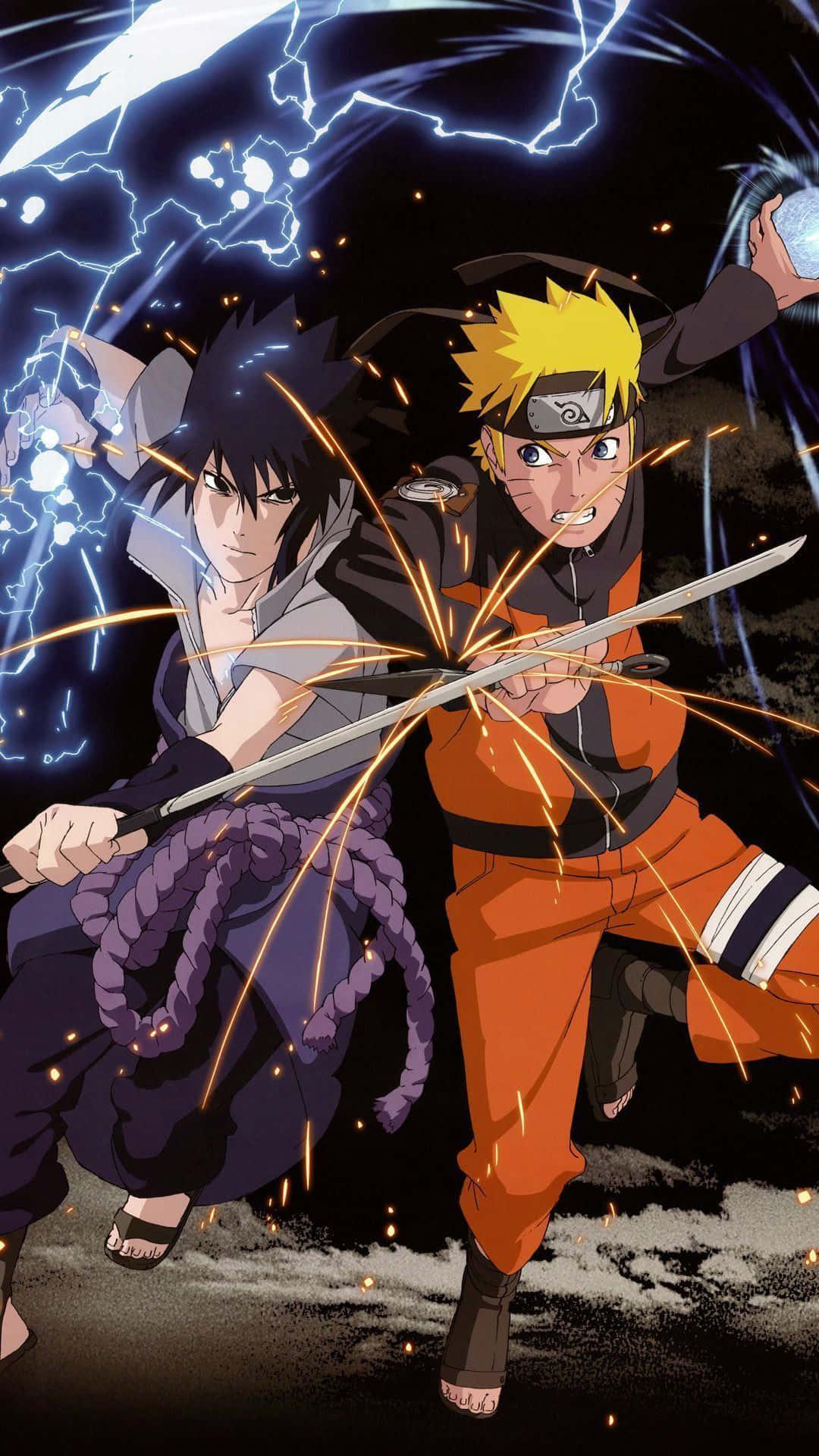 Energetic Naruto Uzumaki Phone Background — 1080x1920 wallpaper