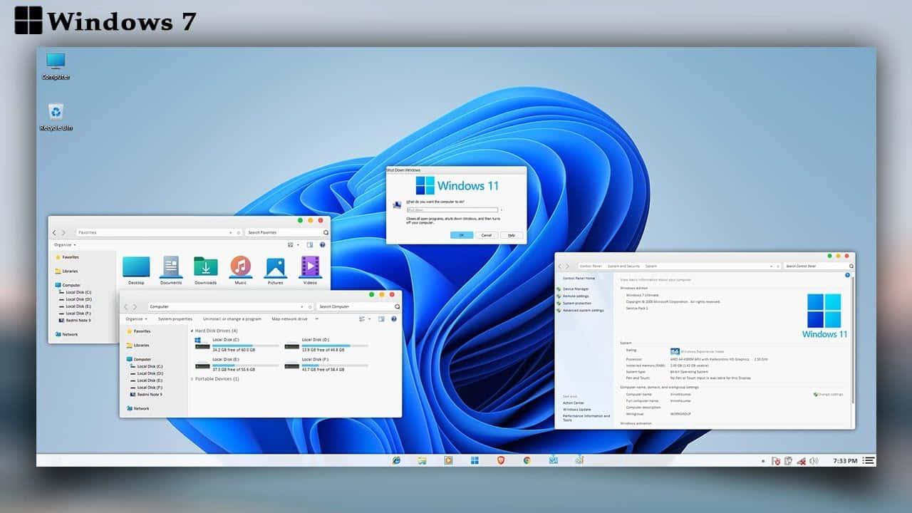 Enhanced Multimedia and Gaming Experiences on Windows 7 — 1280x720 wallpaper