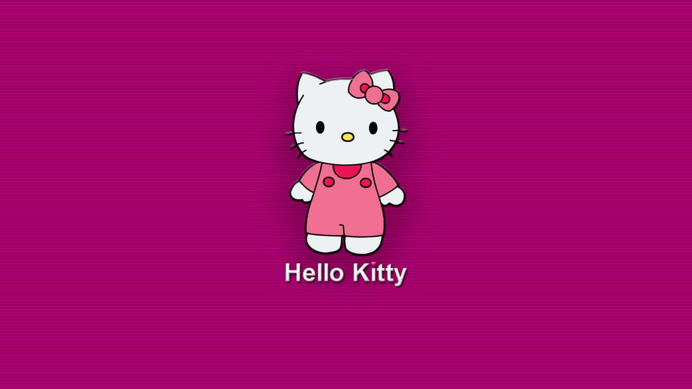 Enjoy A Sweet Hello Kitty Moment On Your PC — 1366x768 wallpaper