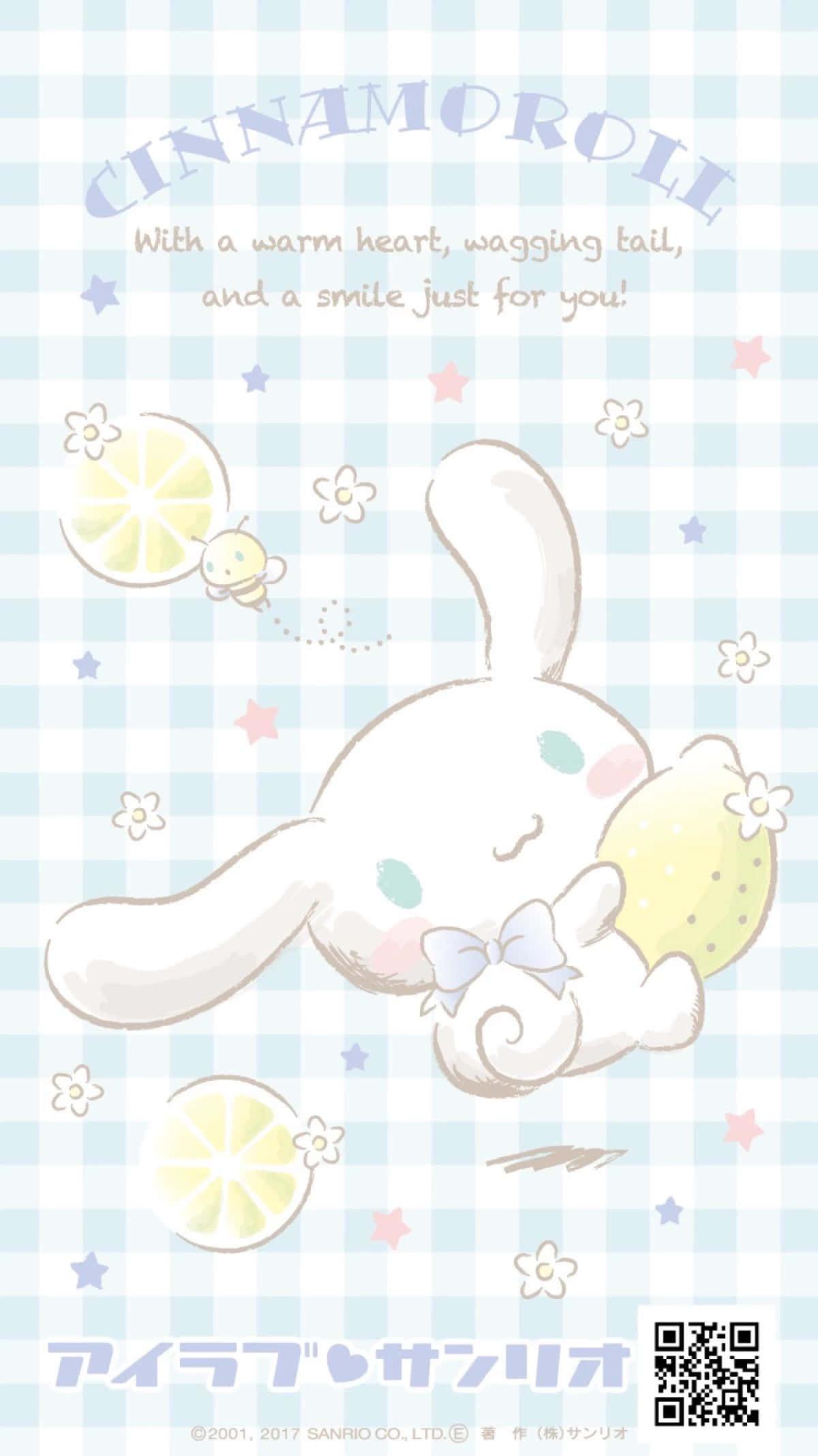 Enjoy a sweet moment with Cinnamoroll and Sanrio.