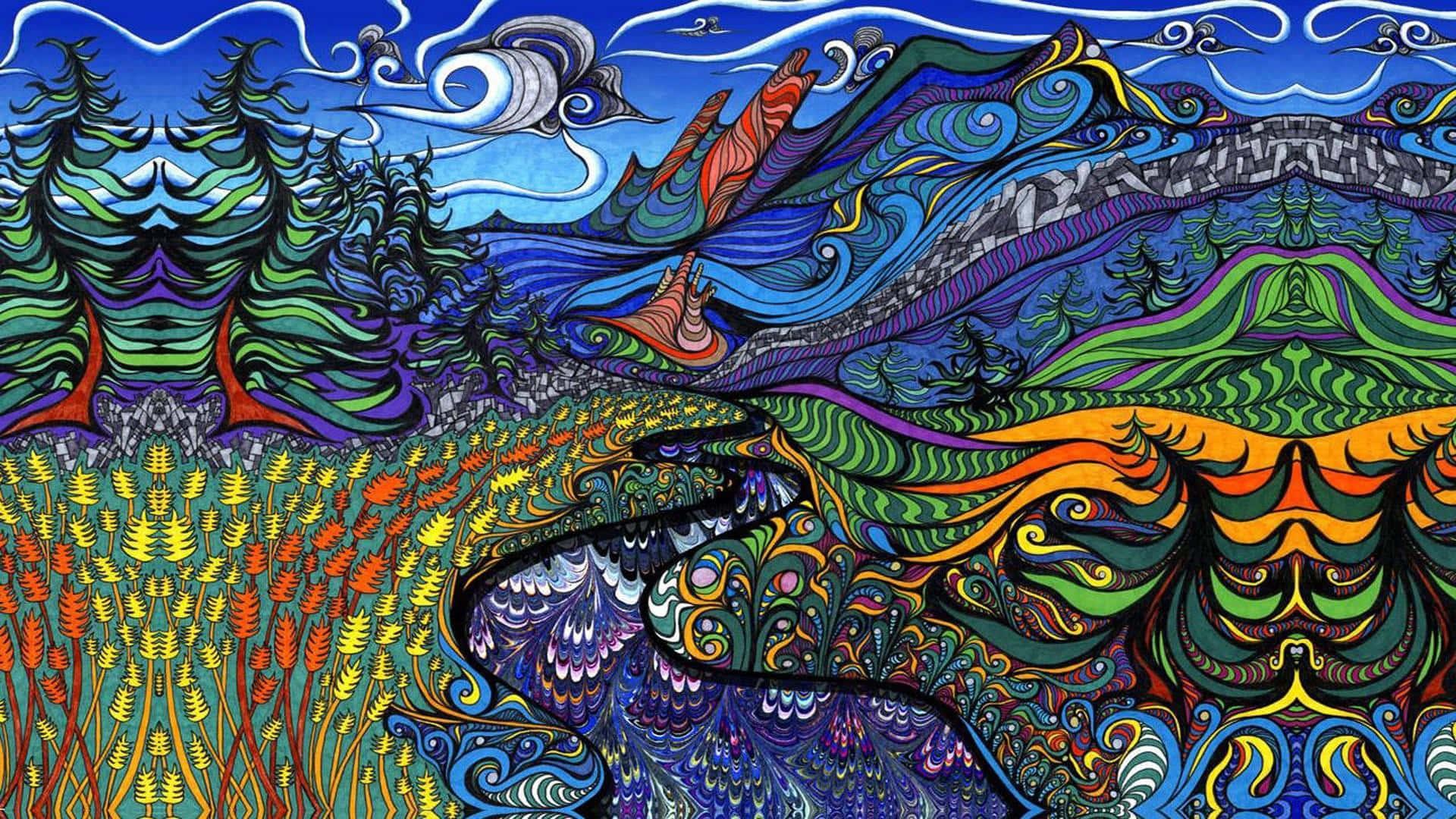 Enjoy a Trippy Visual Experience — 1920x1080 wallpaper