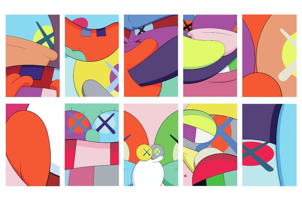 Enjoy a vivid depiction of the artwork of American artist KAWS — 1200x800 wallpaper