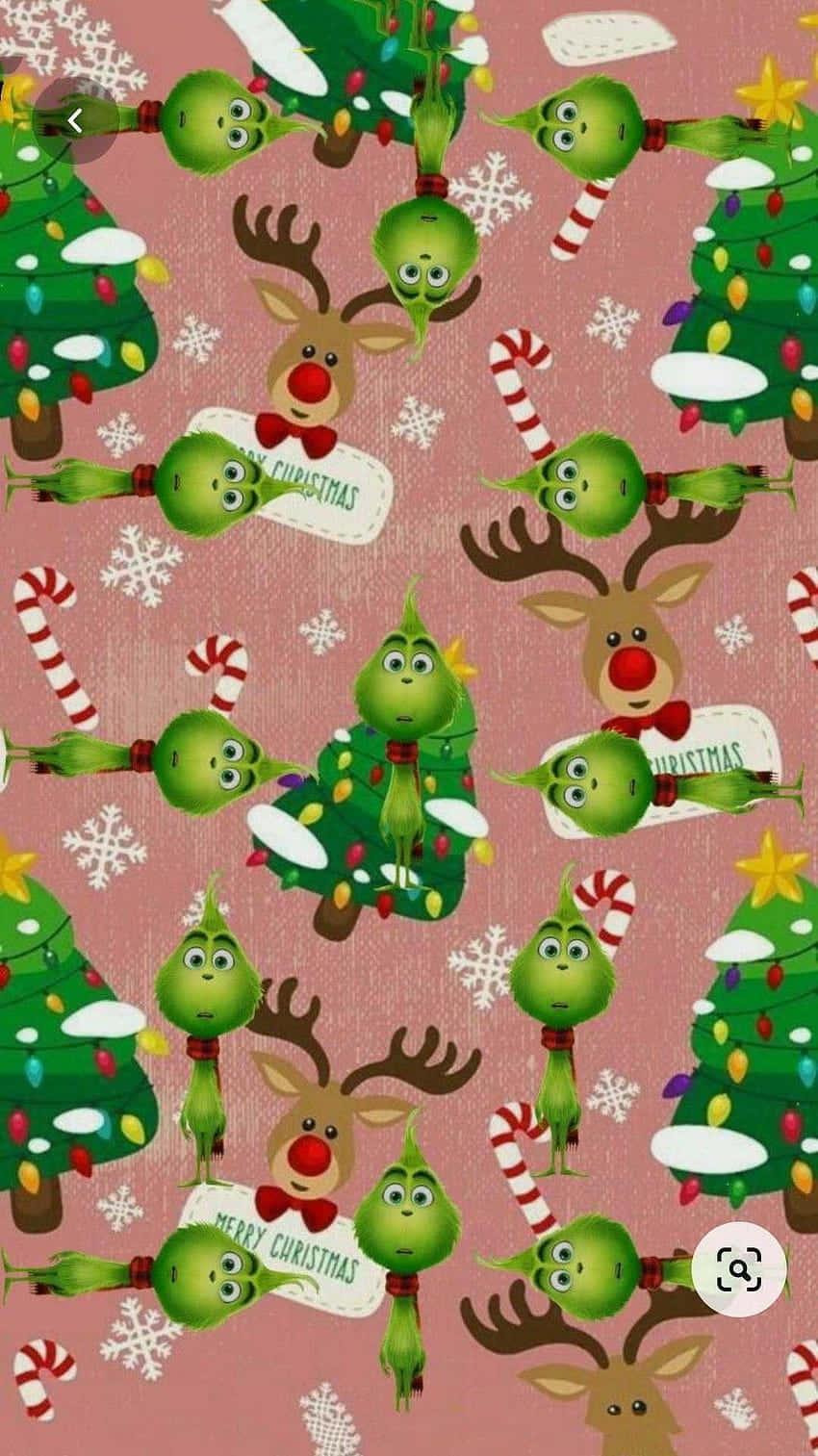 Enjoy Christmas with the Grinch — 850x1513 wallpaper