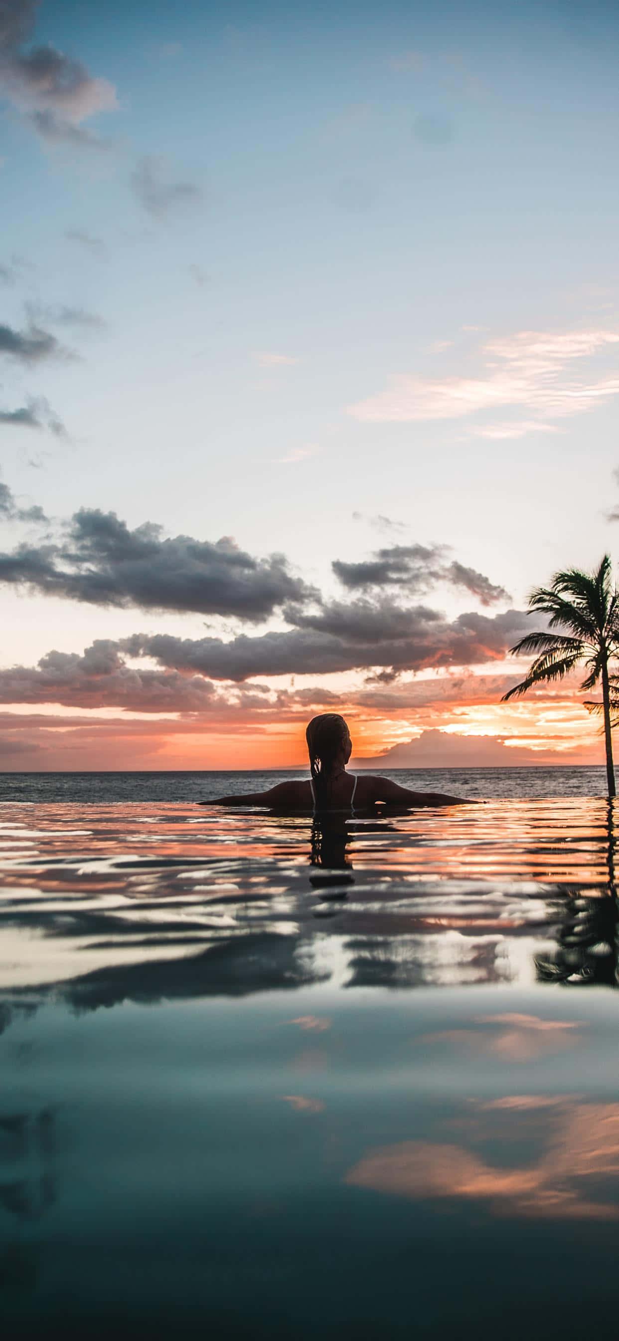 Enjoy Life's Summer Heat with an iPhone — 1242x2688 wallpaper