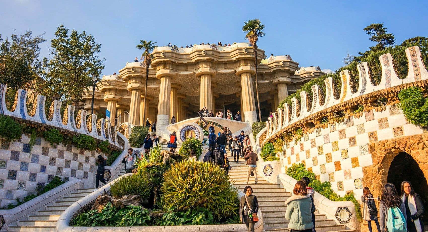 Enjoy stunning views of Barcelona — 1700x924 wallpaper