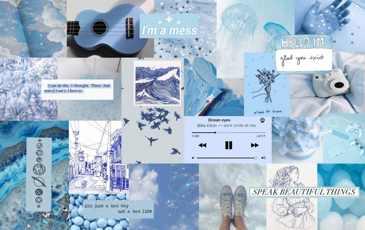 Enjoy the beautiful azure sky with a vibrant aesthetic — 1280x806 wallpaper