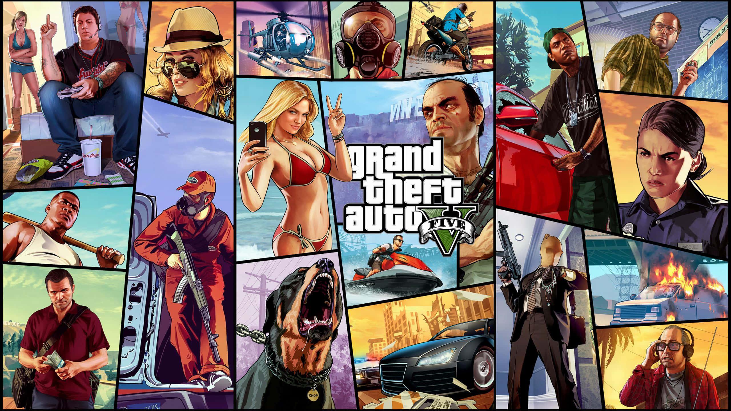 Enjoy the beautiful sceneries of Grand Theft Auto 5 — 2560x1440 wallpaper