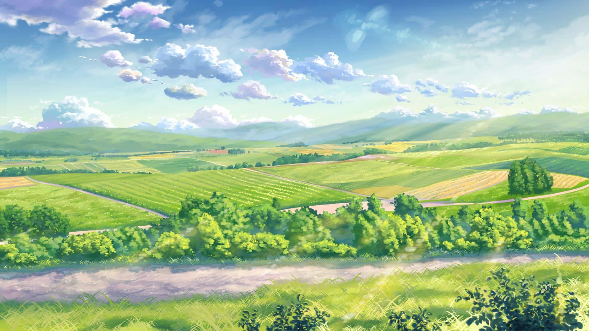 Enjoy the beauty of a tranquil anime scenery. — 1920x1080 wallpaper